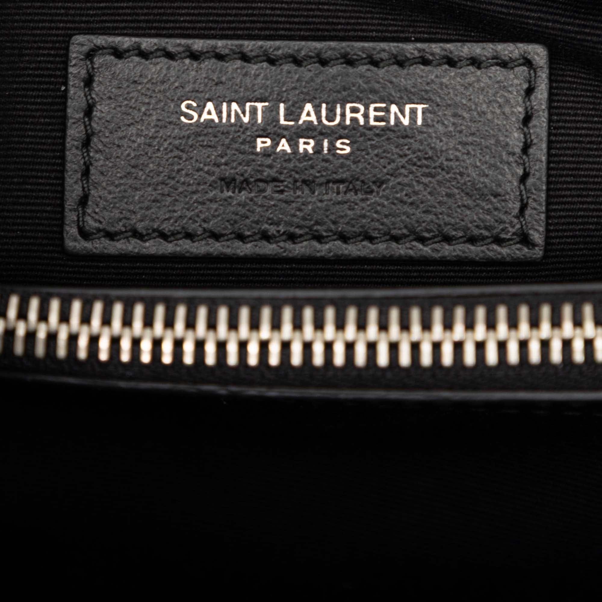 Saint Laurent Medium Matelasse Calfskin Monogram LouLou Shoulder Bag