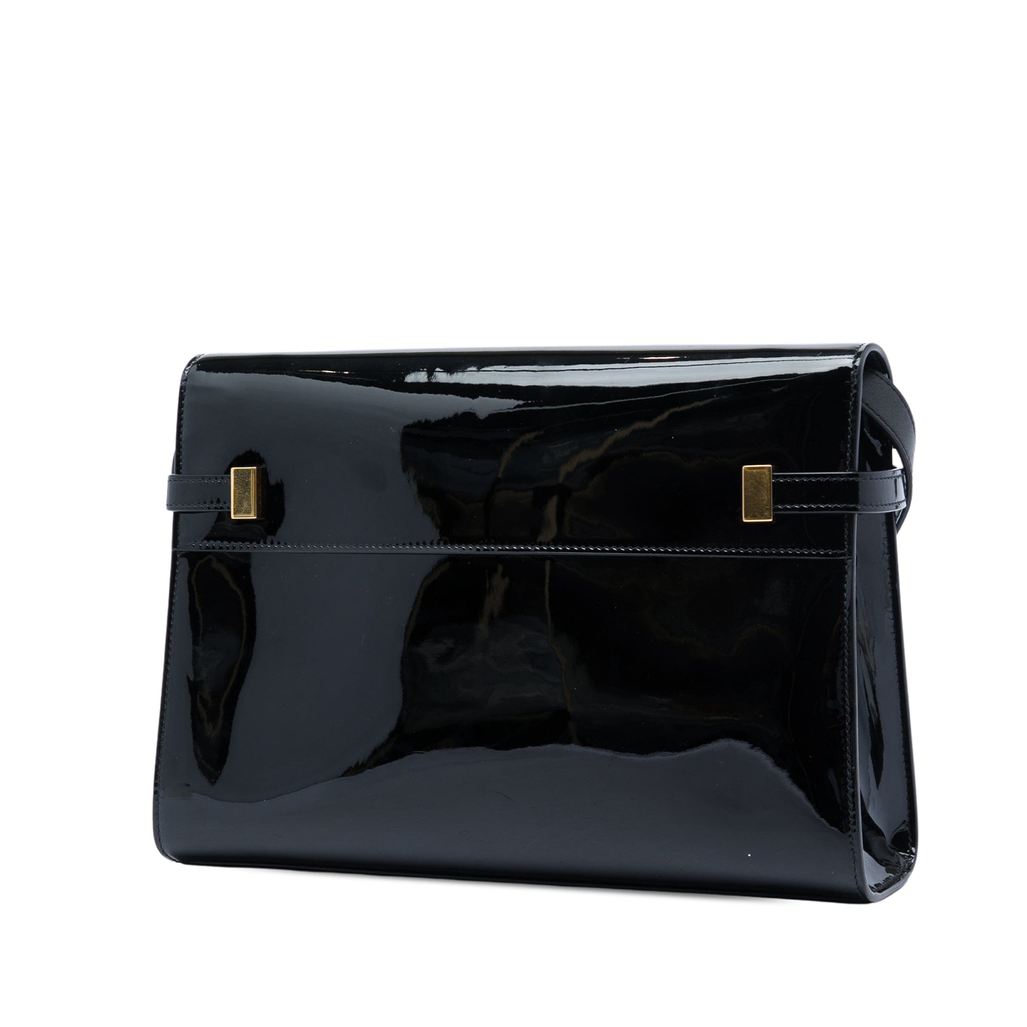 Saint Laurent Medium Patent Manhattan Shoulder Bag