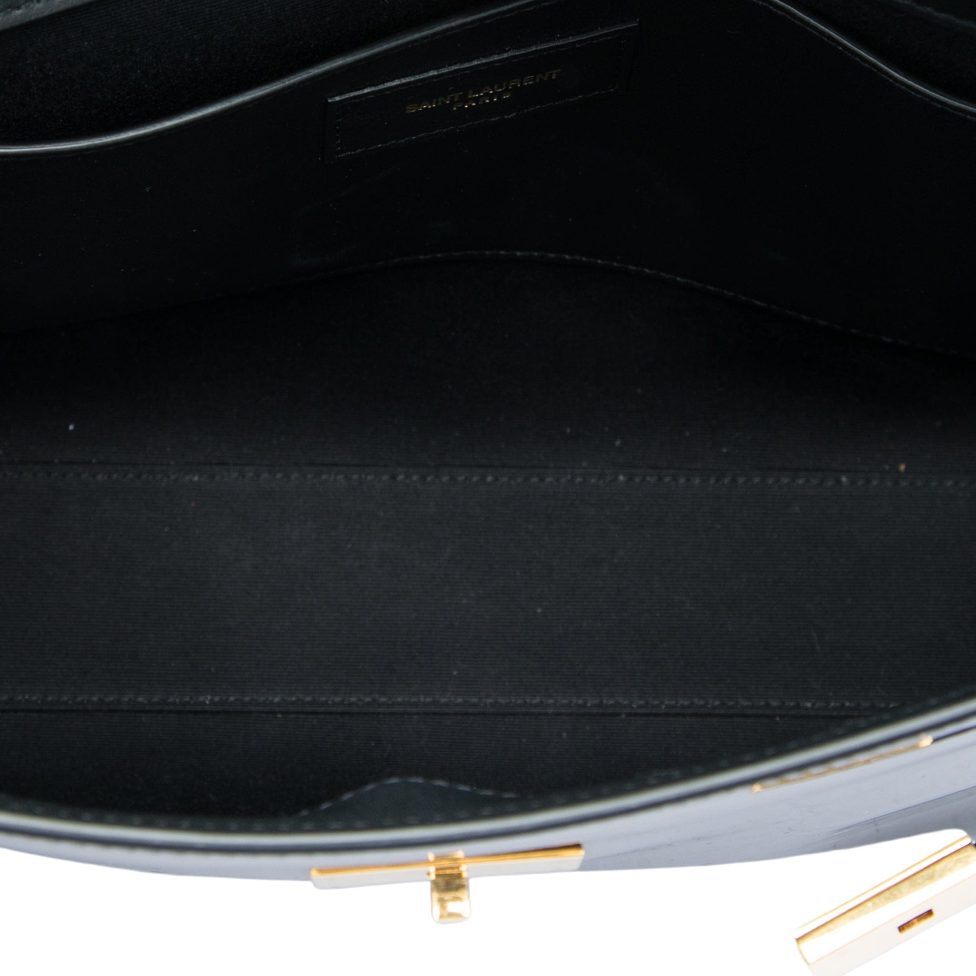 Saint Laurent Medium Patent Manhattan Shoulder Bag