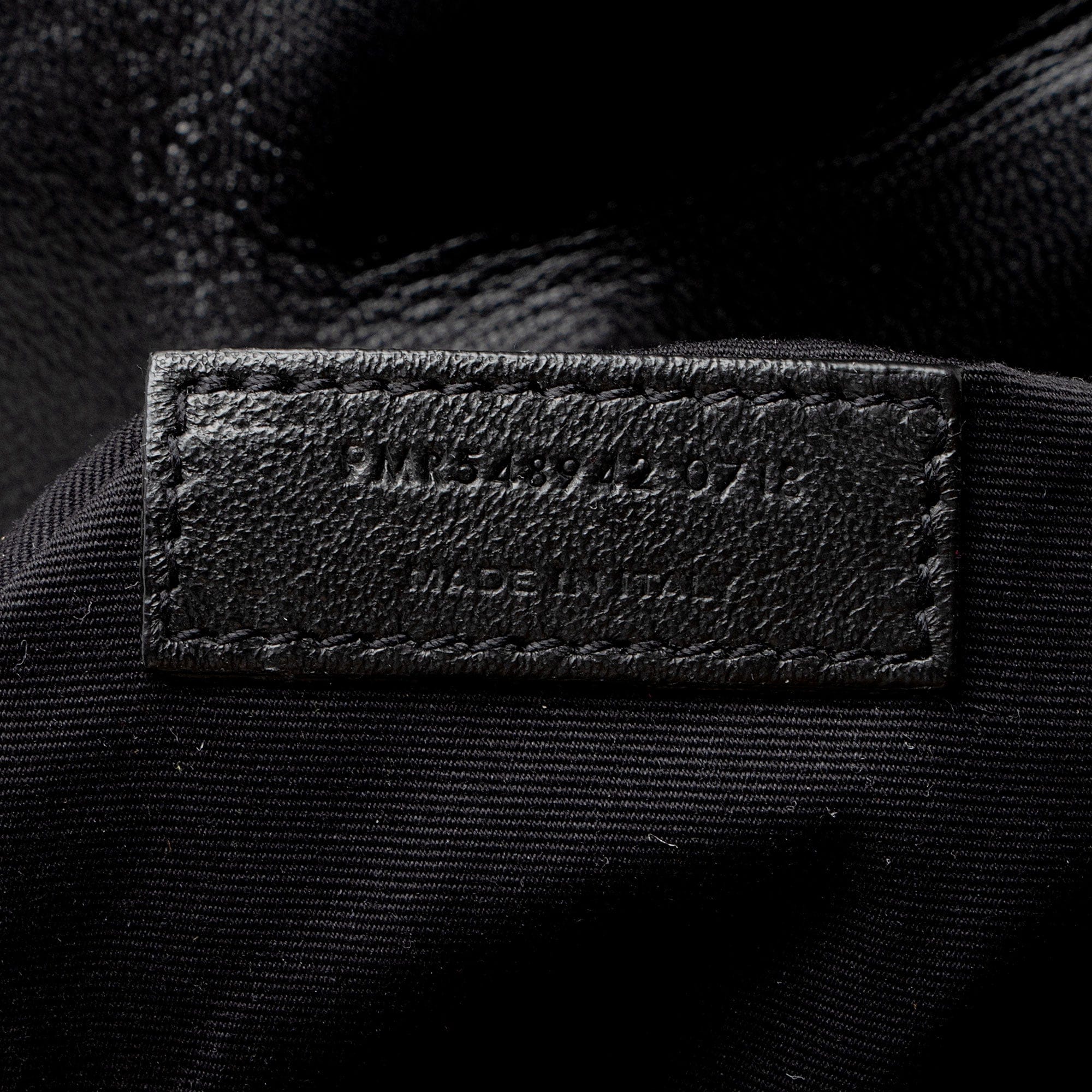Saint Laurent Patent Croc Embossed Leather Monogram Niki Medium Shoulder Bag