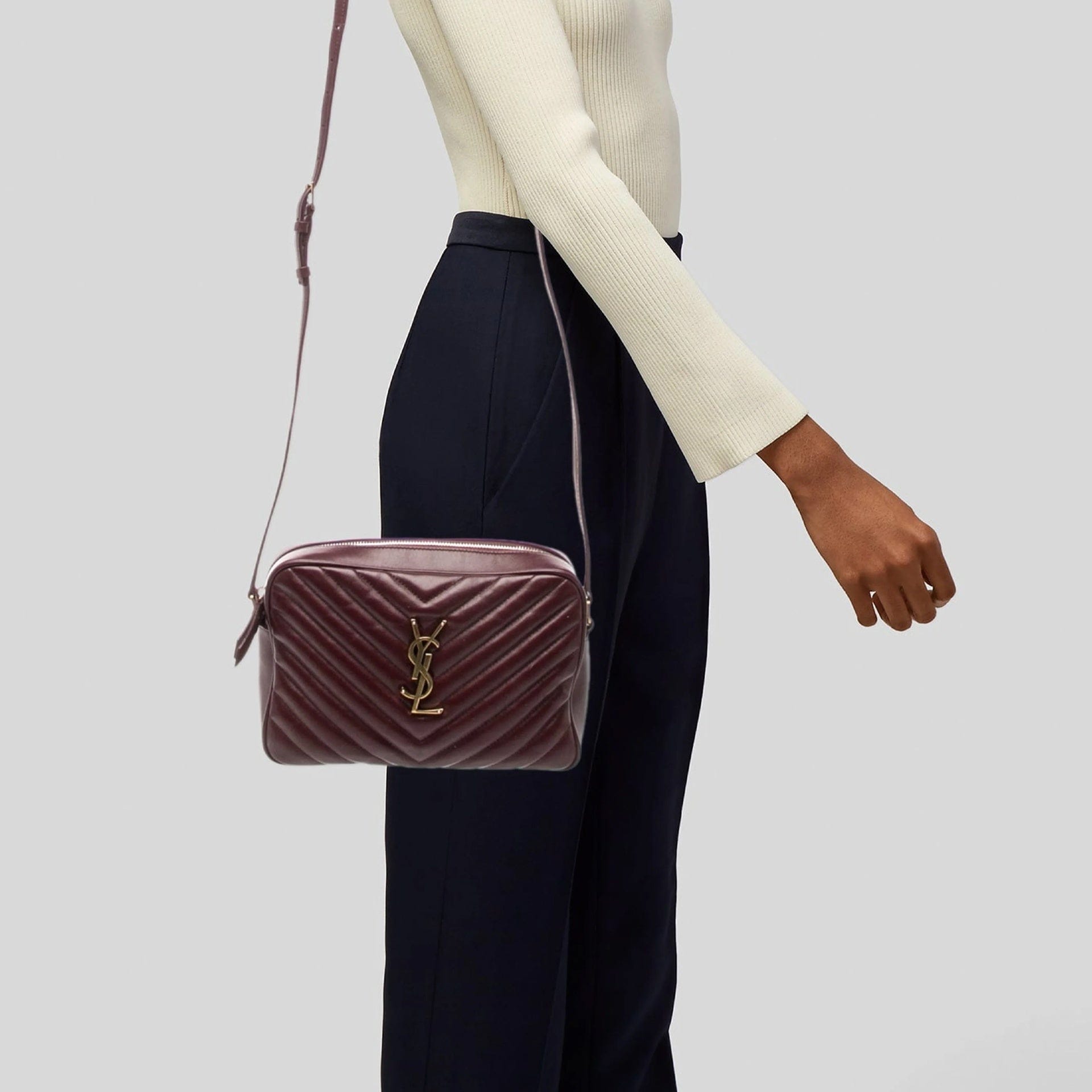 Saint Laurent Medium Lou Camera Shoulder Bag Women