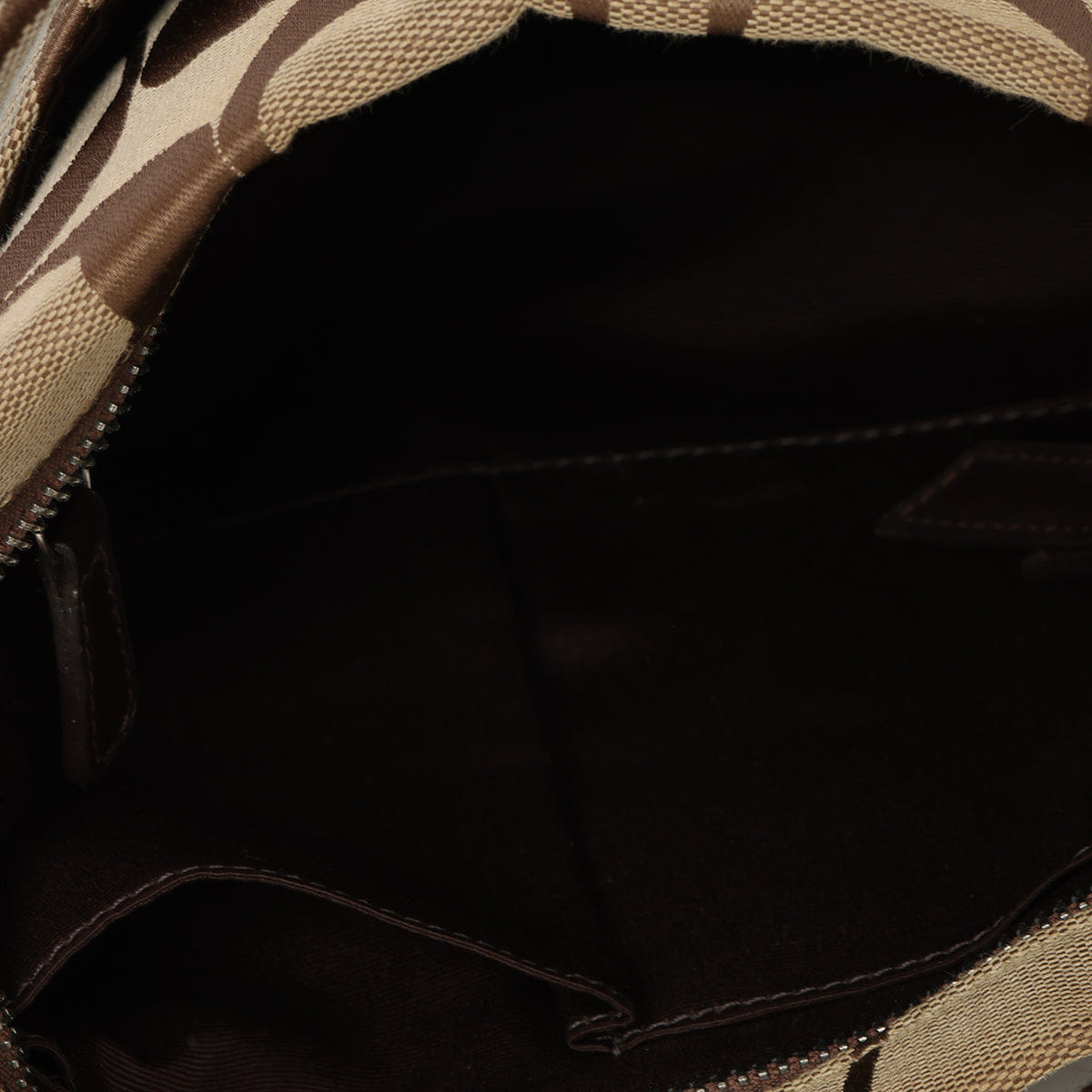 Coach Beige/Brown Monogram Signature Messenger Bag One Size