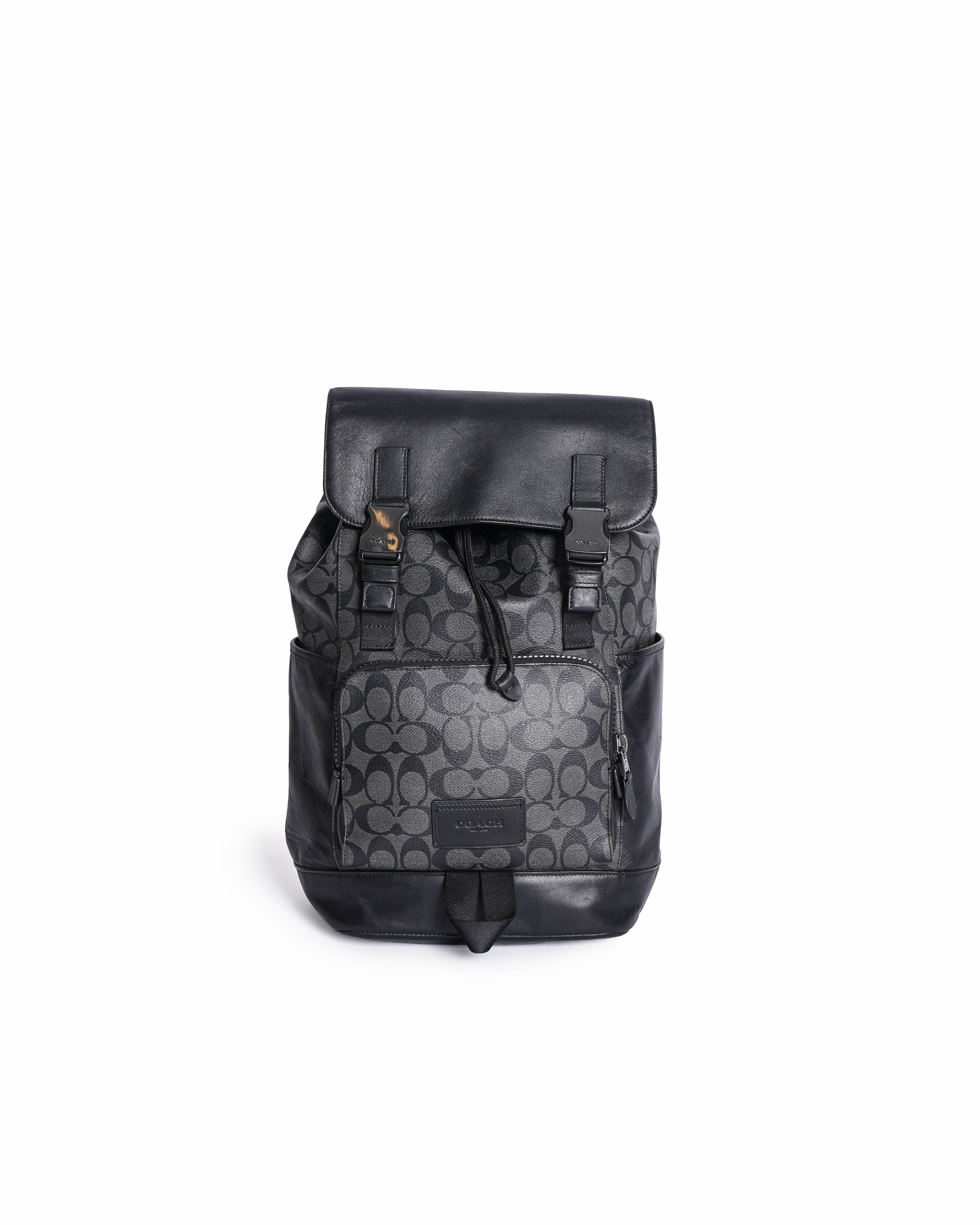 Coach Track Backpack in Signature Canvas