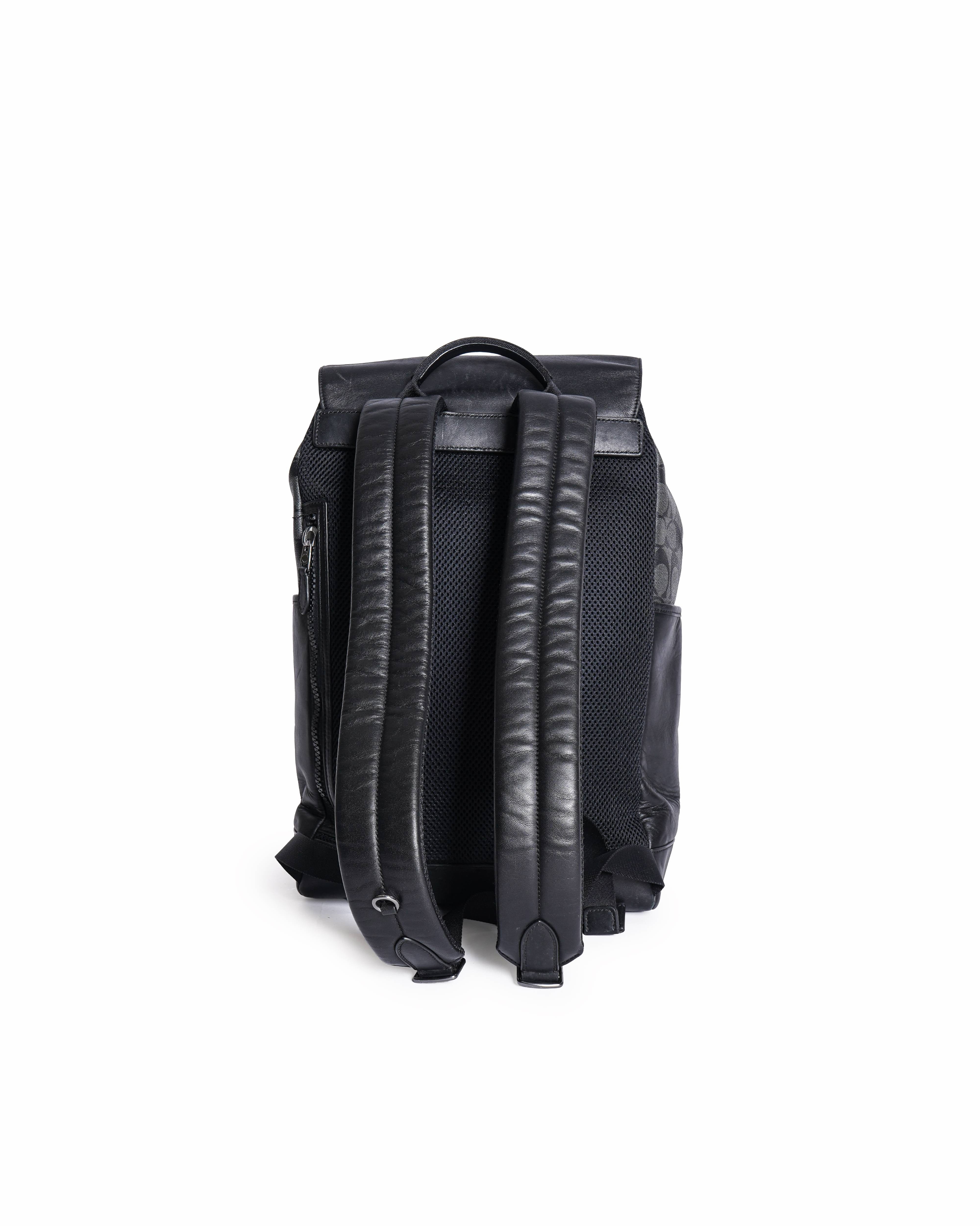 Coach Track Backpack in Signature Canvas