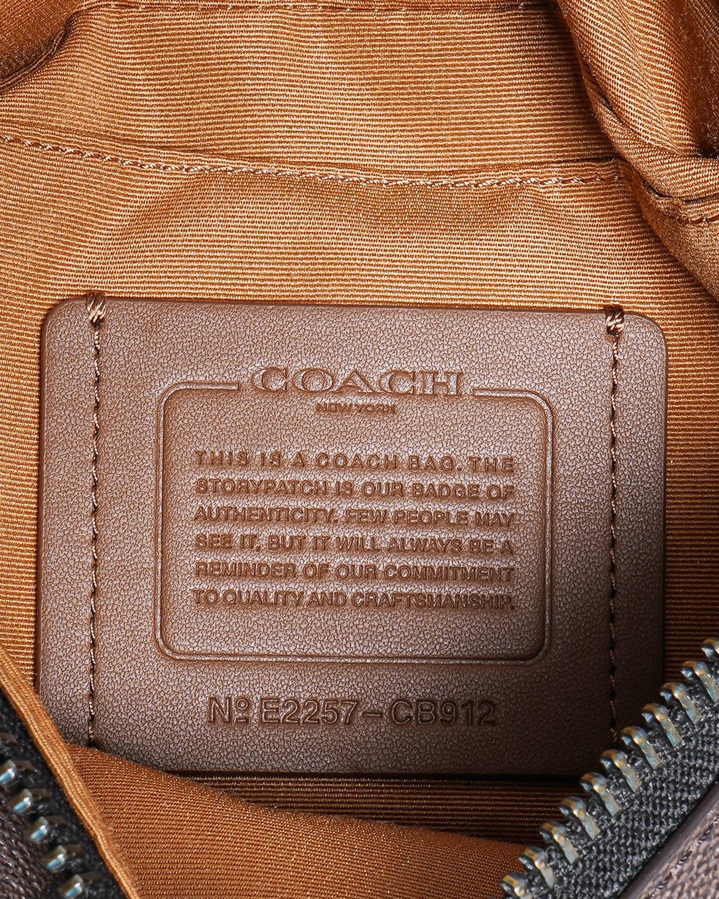 Coach Men's Warren Belt Bag In Signature Canvas