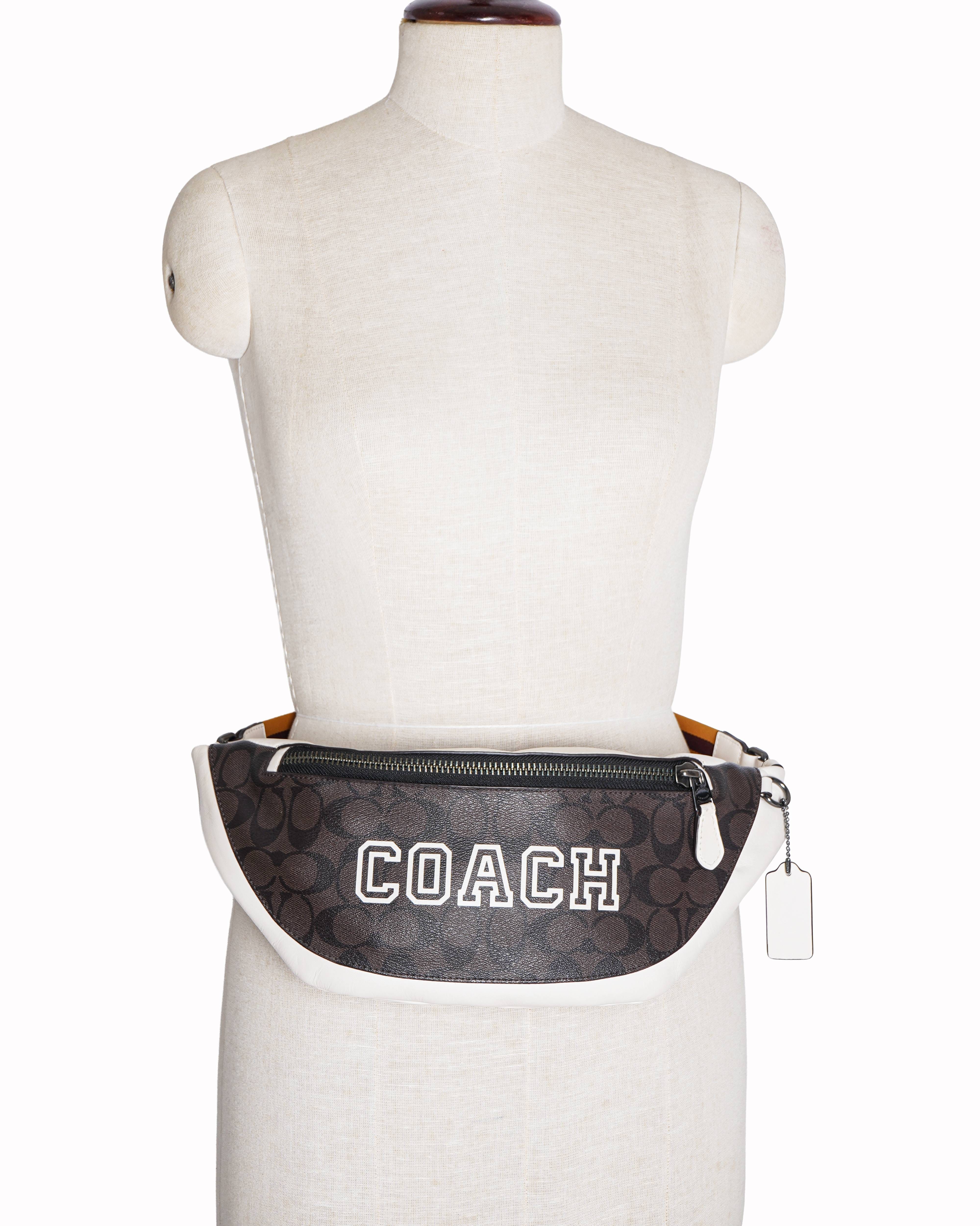 Coach Men's Warren Belt Bag In Signature Canvas