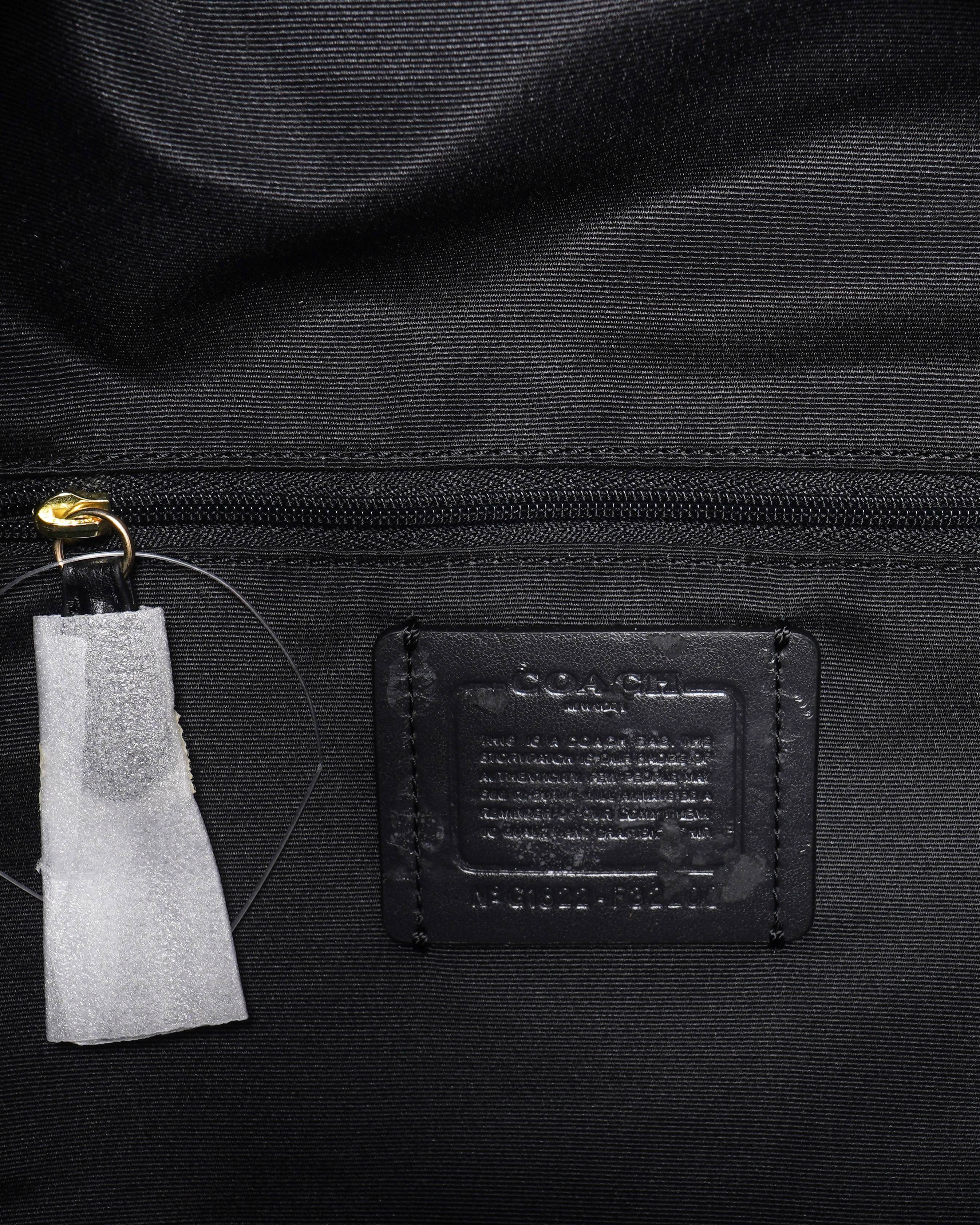 Coach New Coach Monogram Backpack In Brown & Black