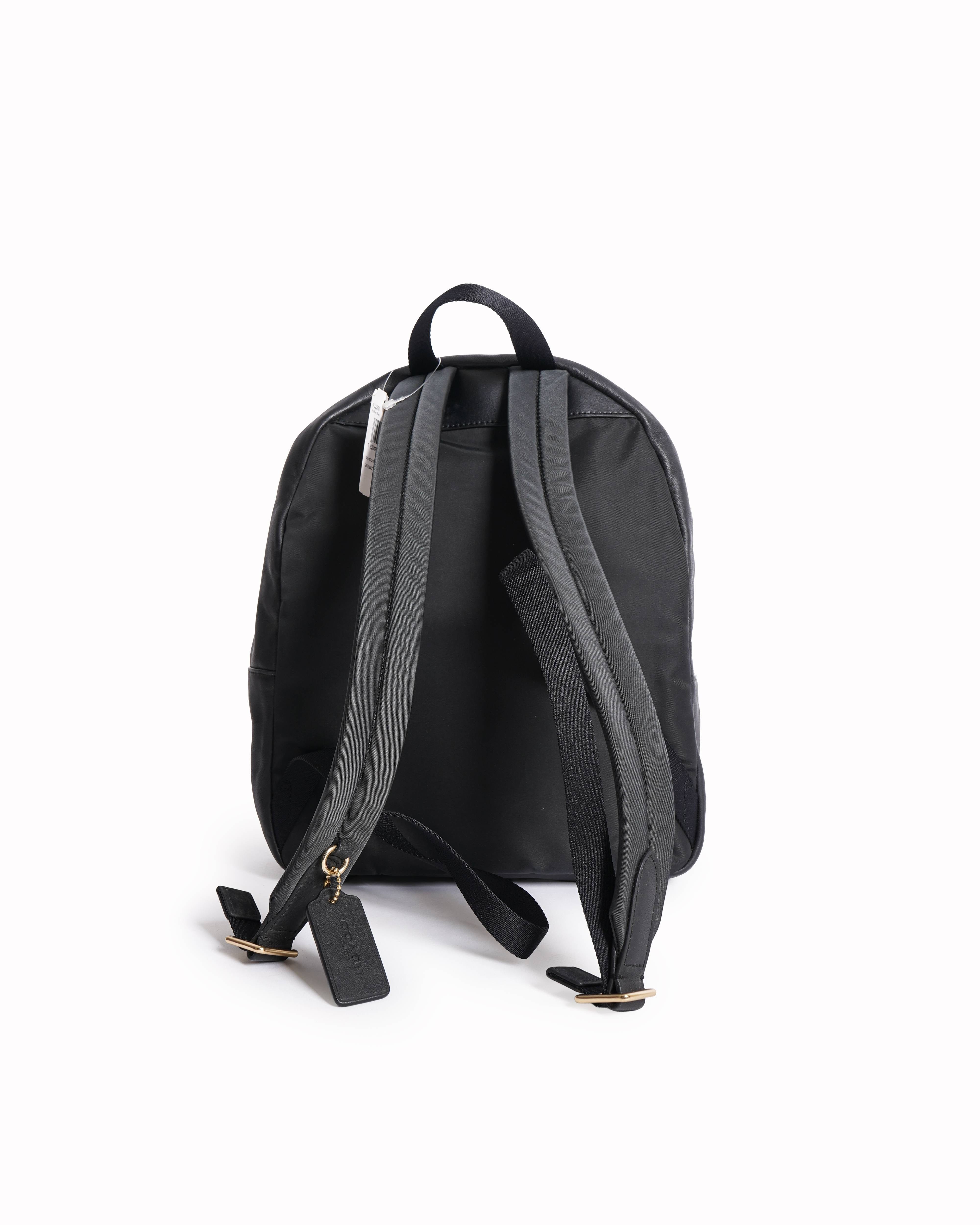 Coach New Coach Monogram Backpack In Brown & Black