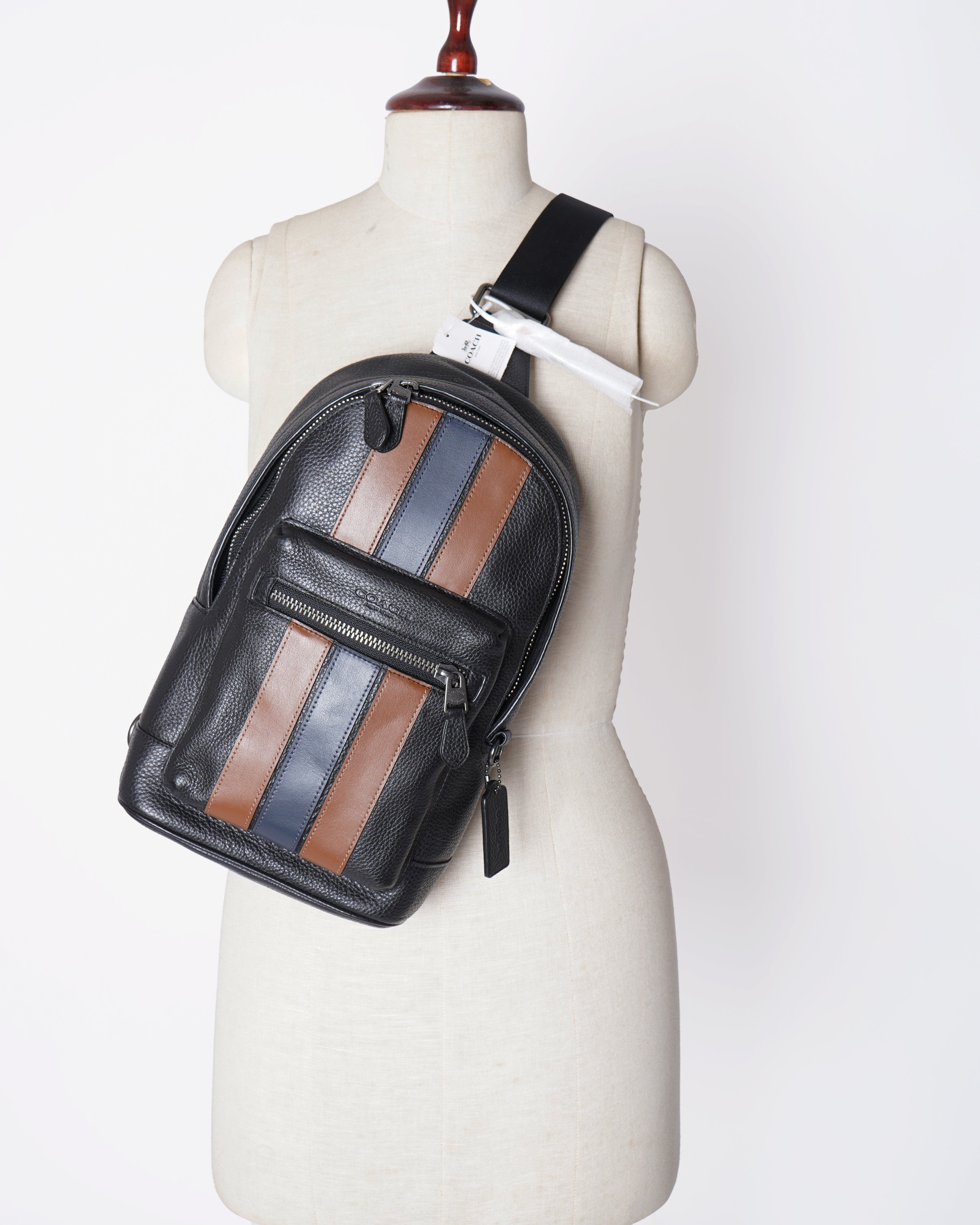 Coach New Coach West Pack With Varsity Stripe