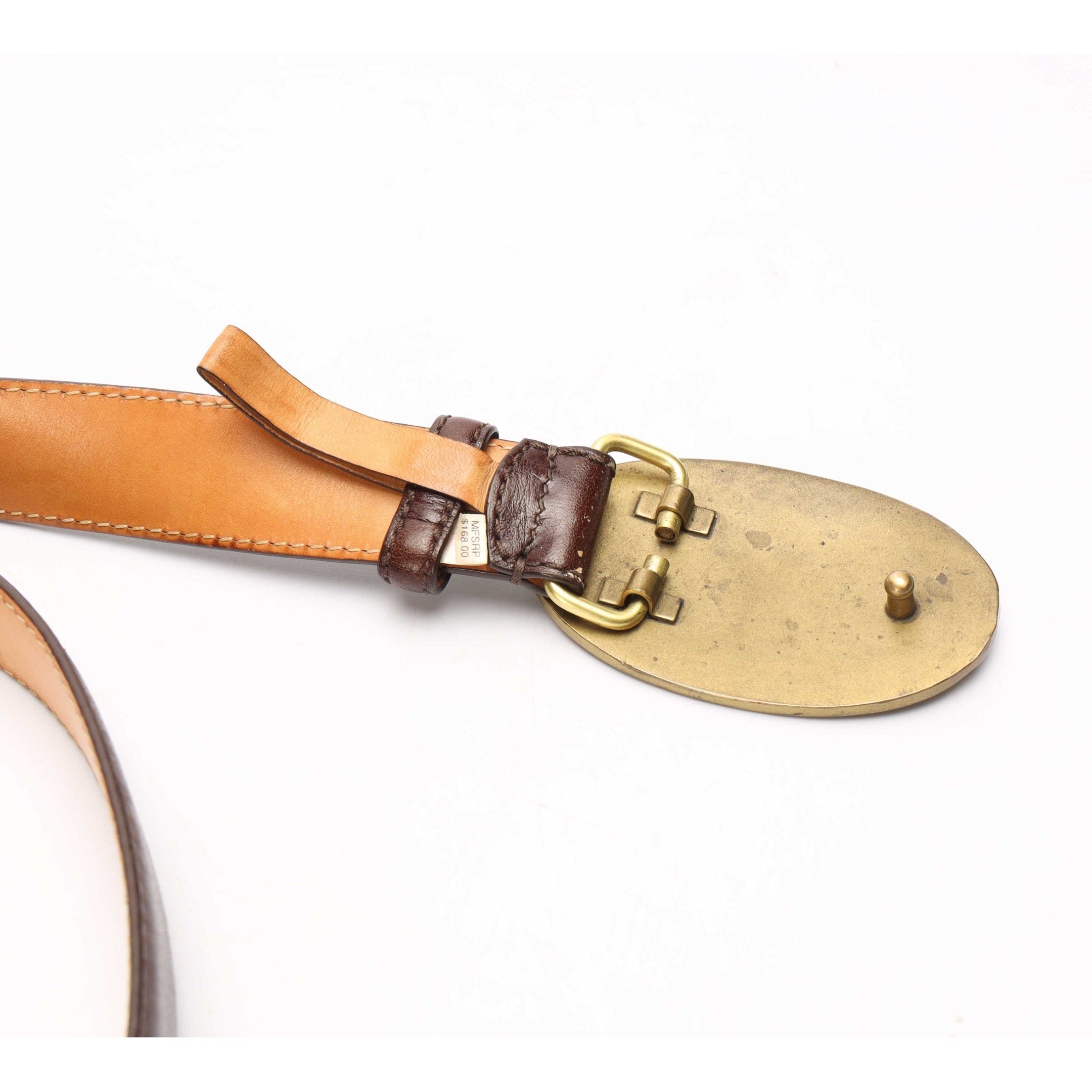 Coach Oval Buckle Belt