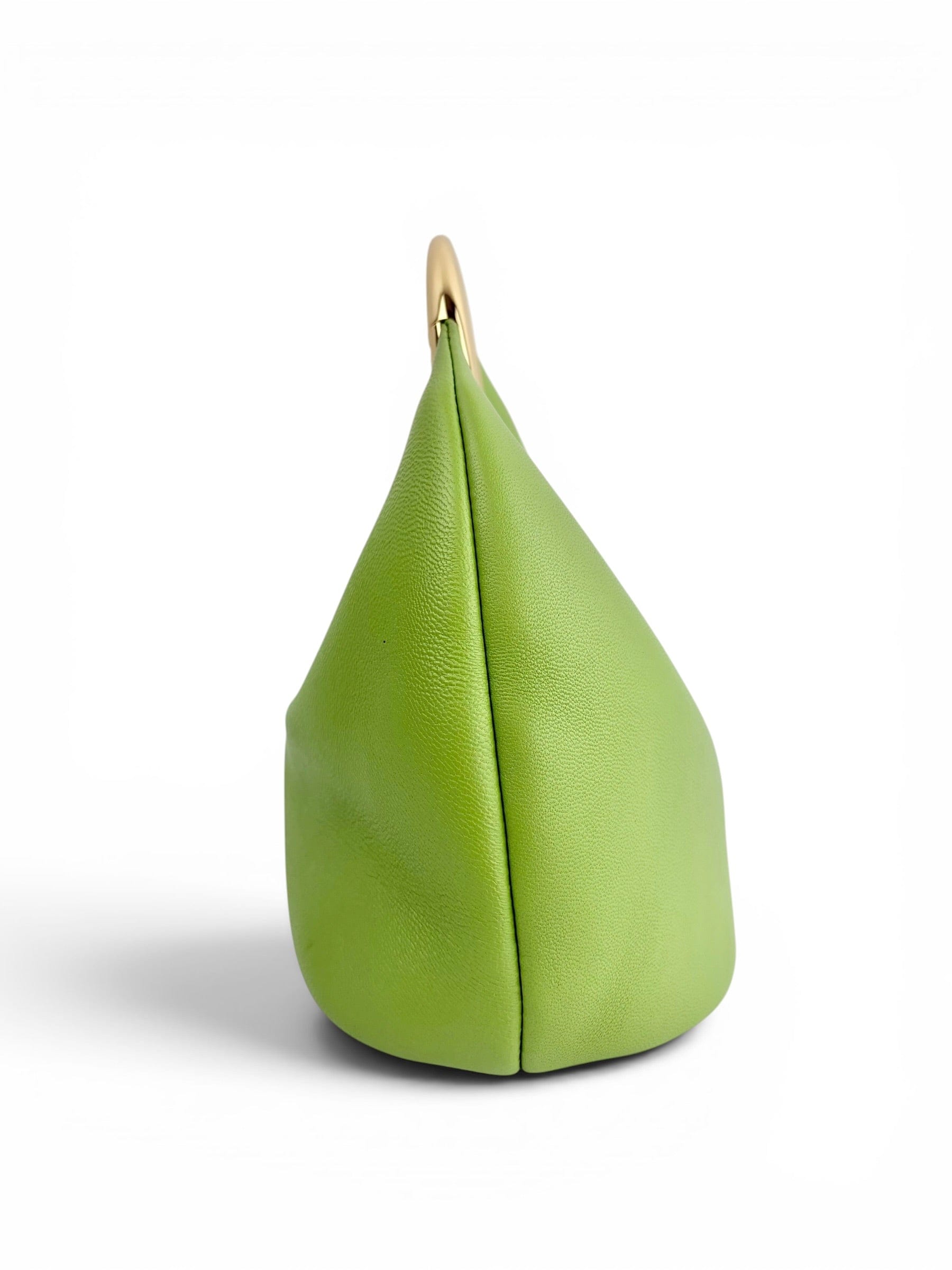 Jacquemus Green Leather Le Petit Calino
