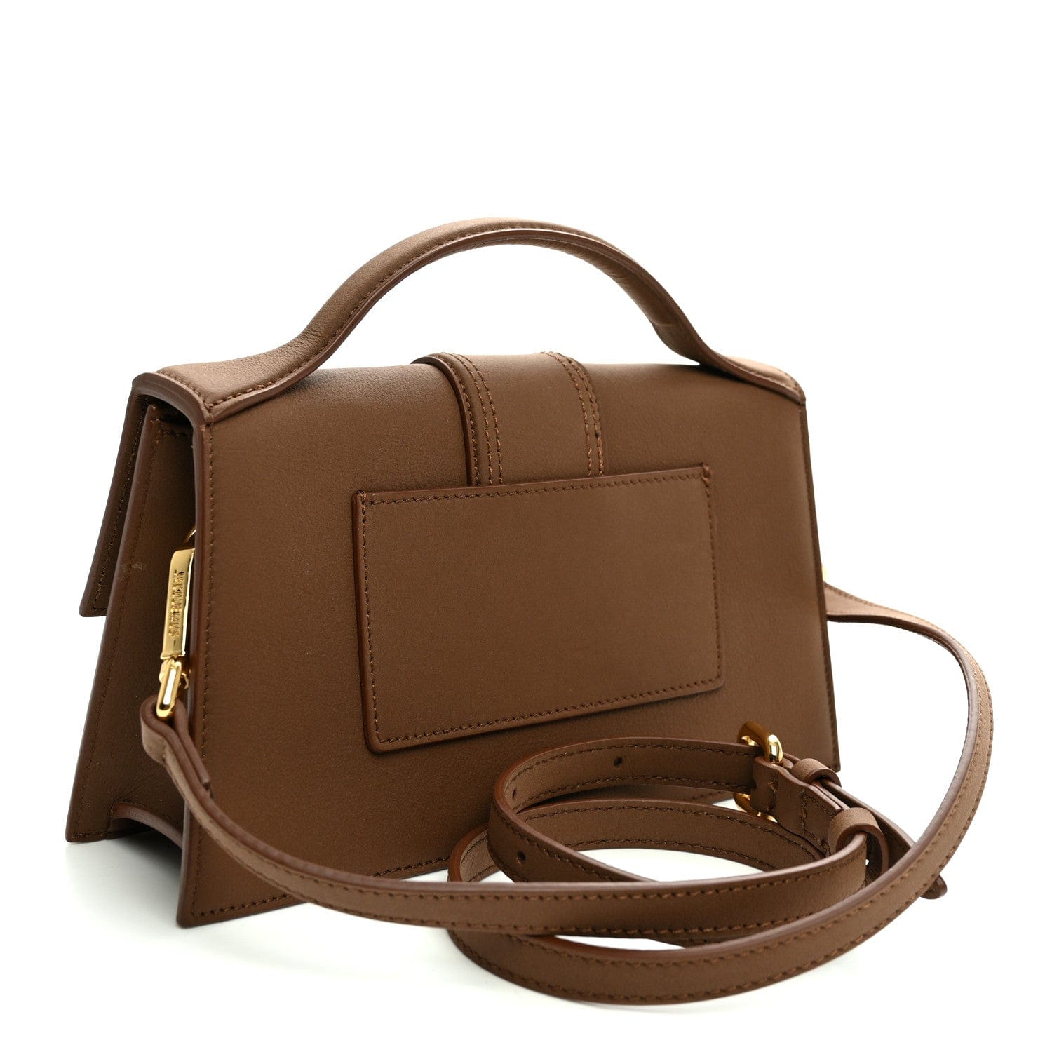 Jacquemus Rubberized Calfskin Le Grand Bambino Brown