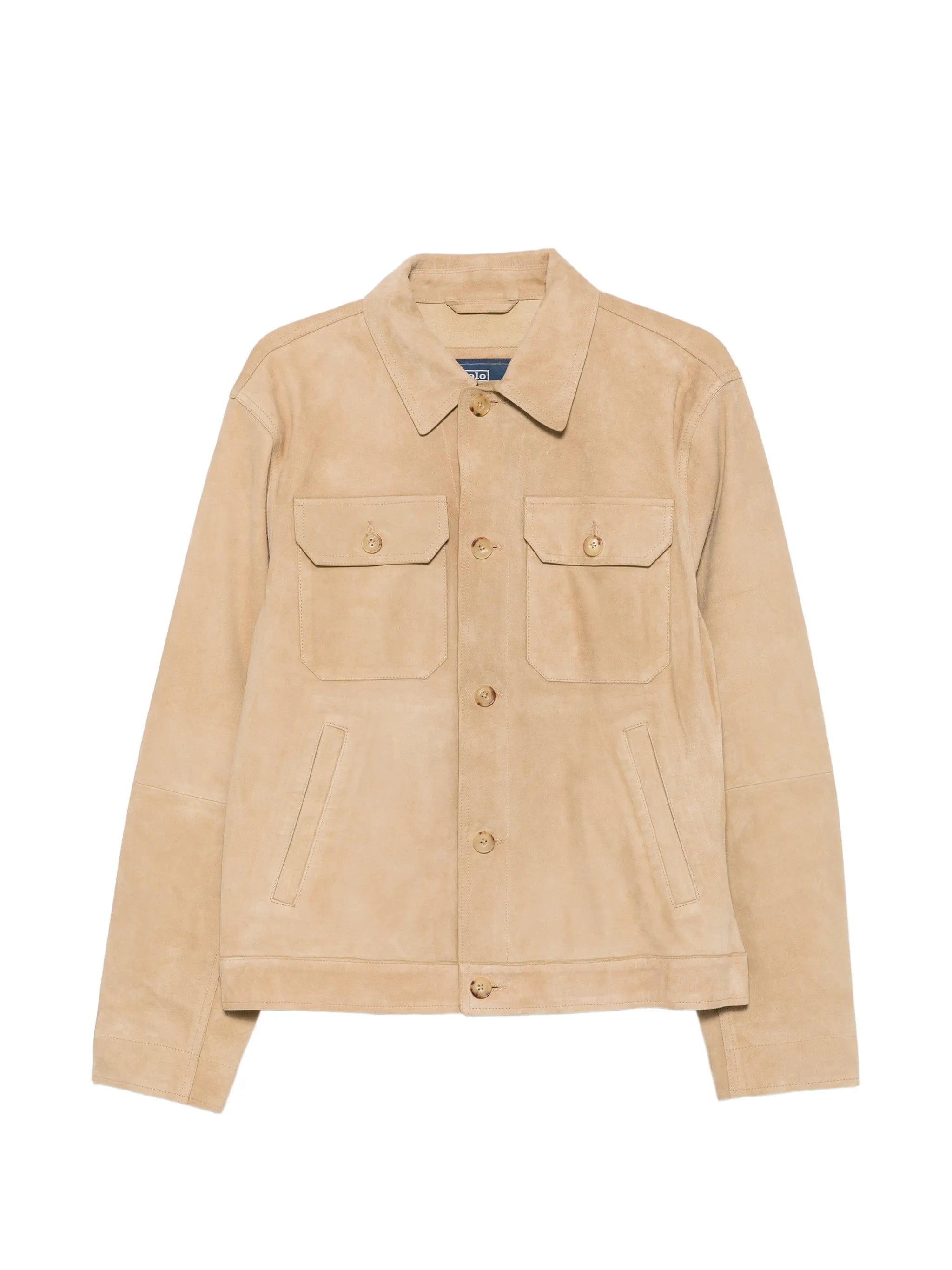 Polo Ralph Lauren suede button - up jacket