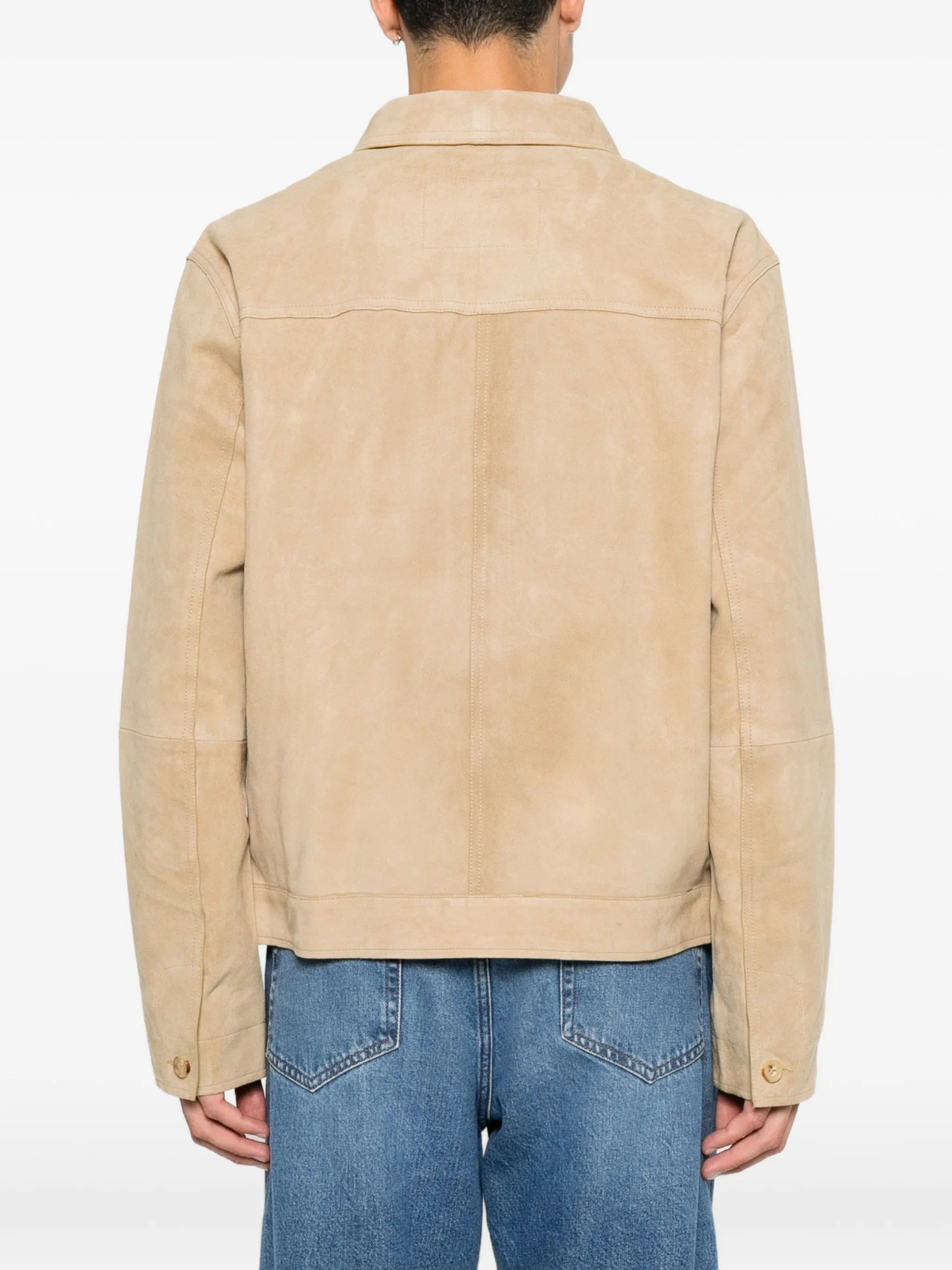 Polo Ralph Lauren suede button - up jacket
