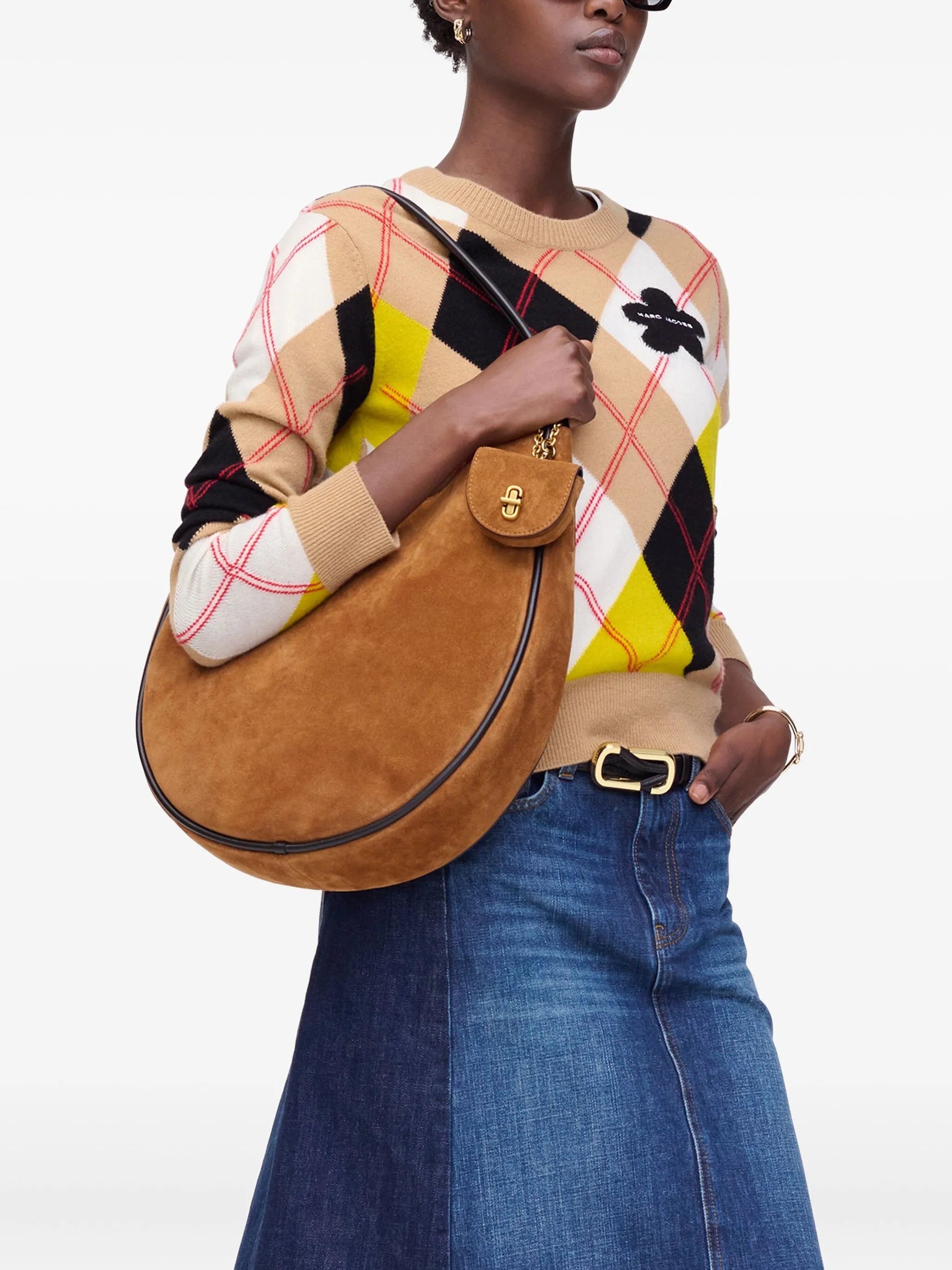 Marc Jacobs medium suede shoulder bag