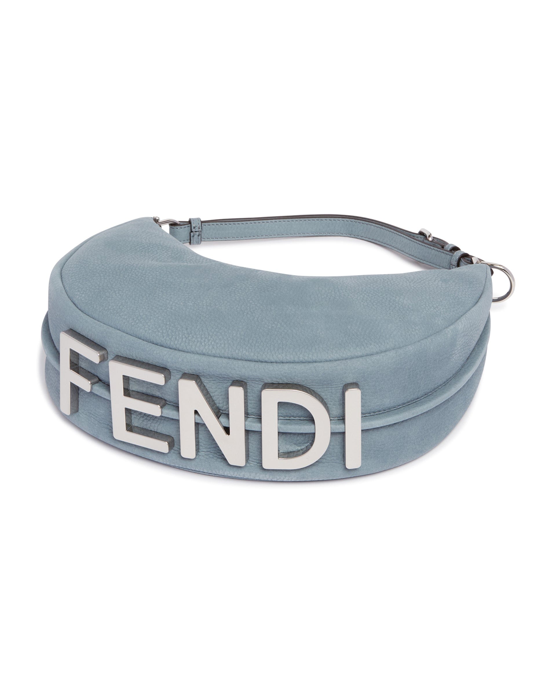 Fendi Borsa Fendigraphy Piccola Azzurra