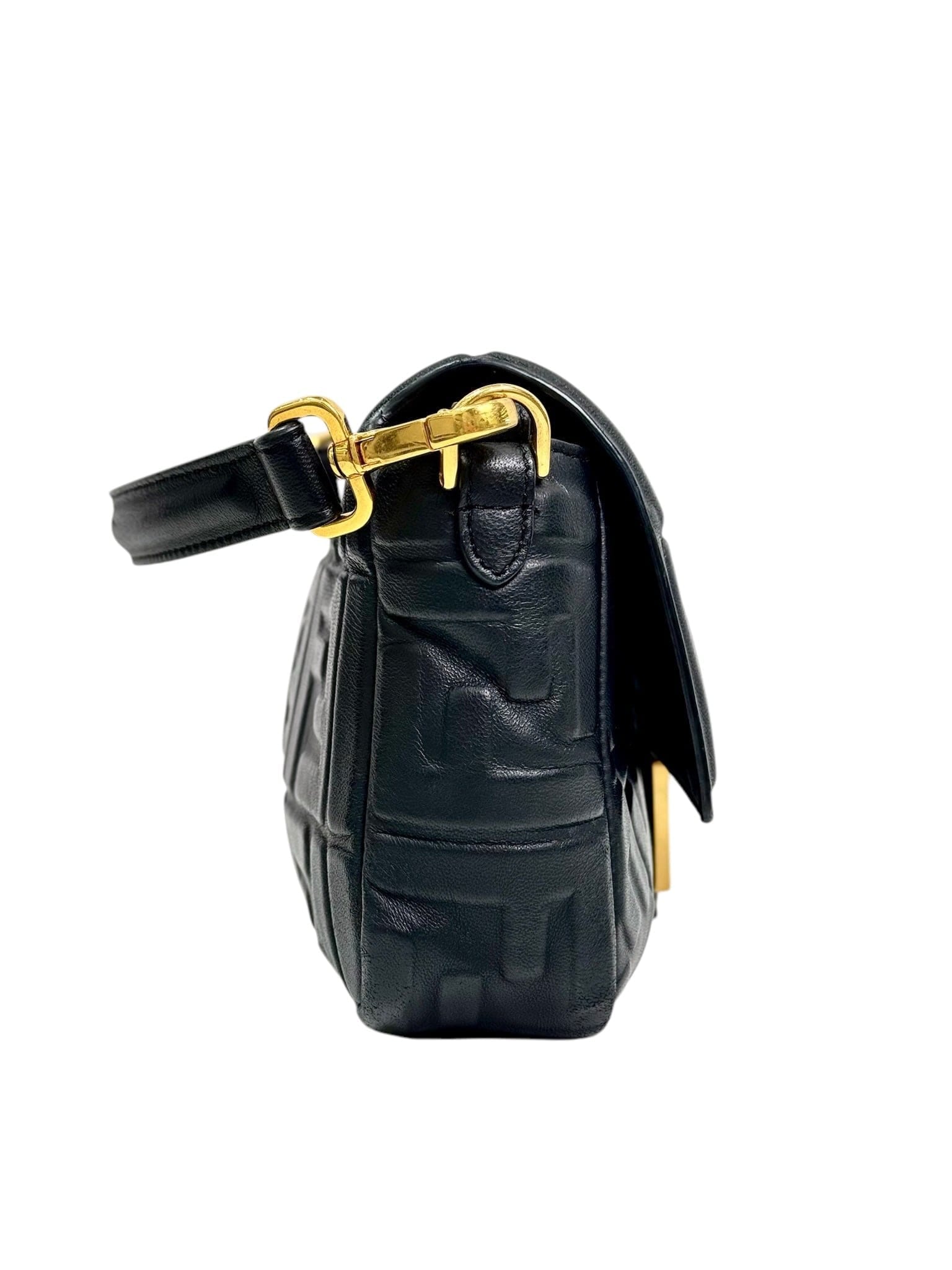 Fendi Baguette Classic Size Black Calfskin 06709692