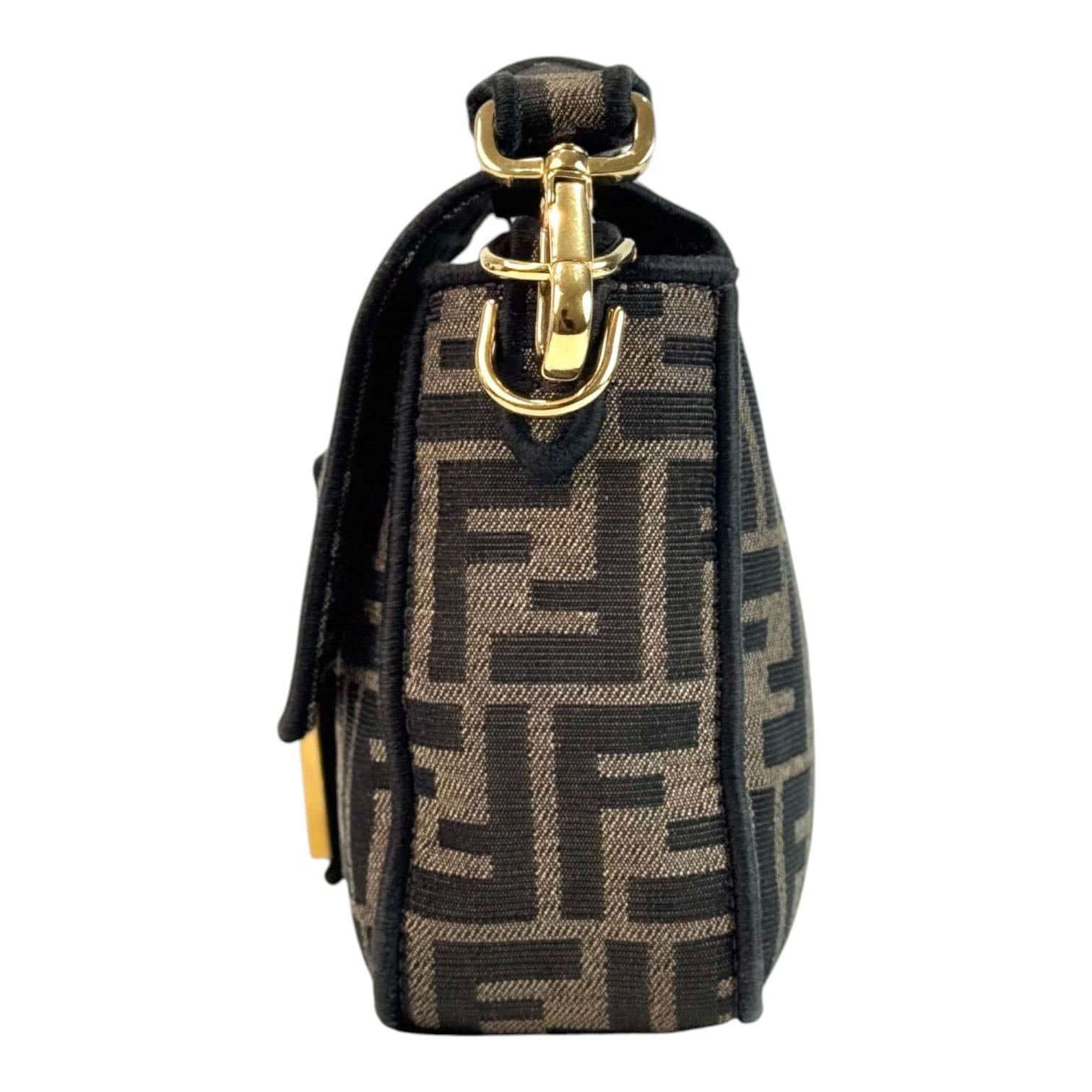 Fendi Baguette Fabric Brown Bag