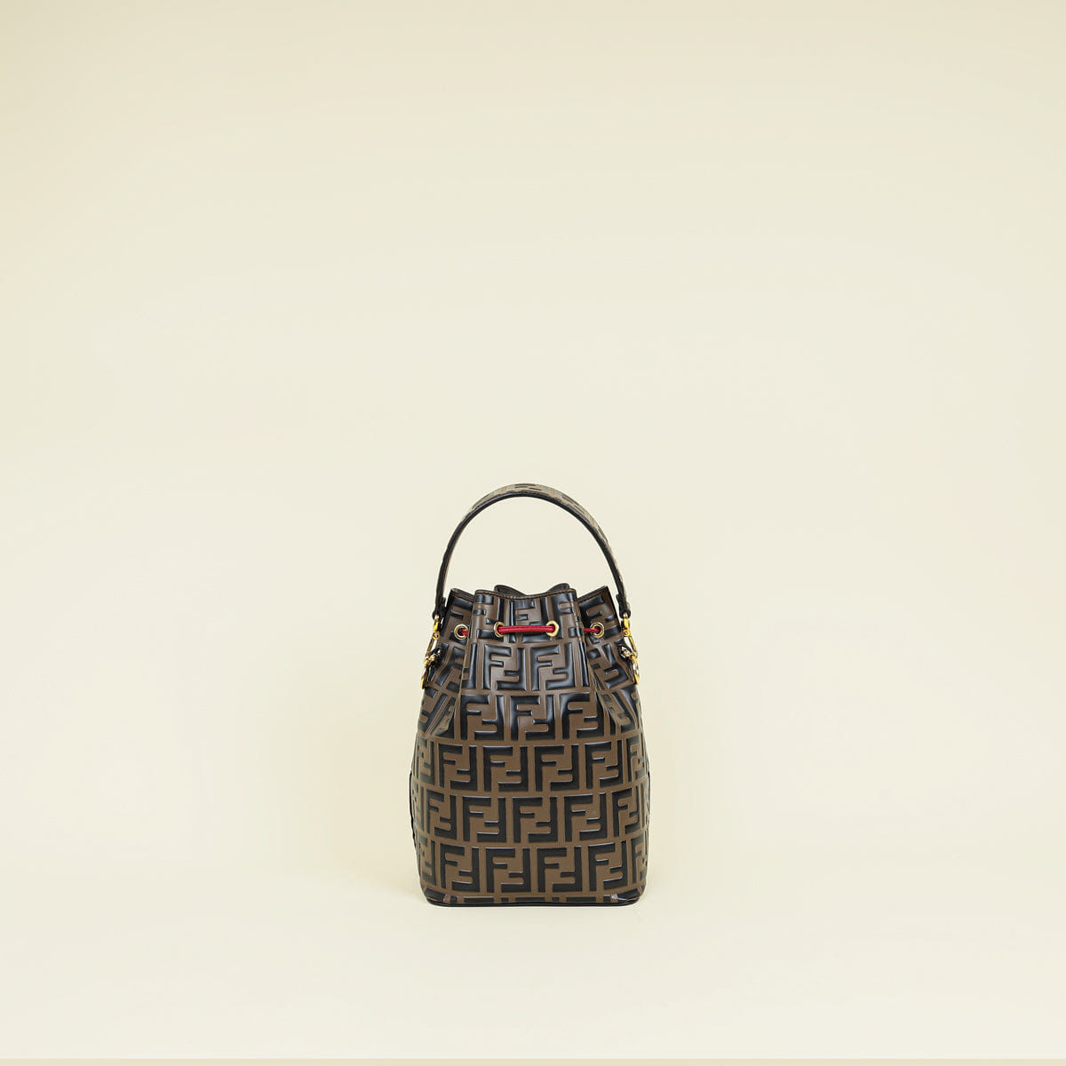 Fendi Bicolor Zucca Embossed Mon Tresor Bag