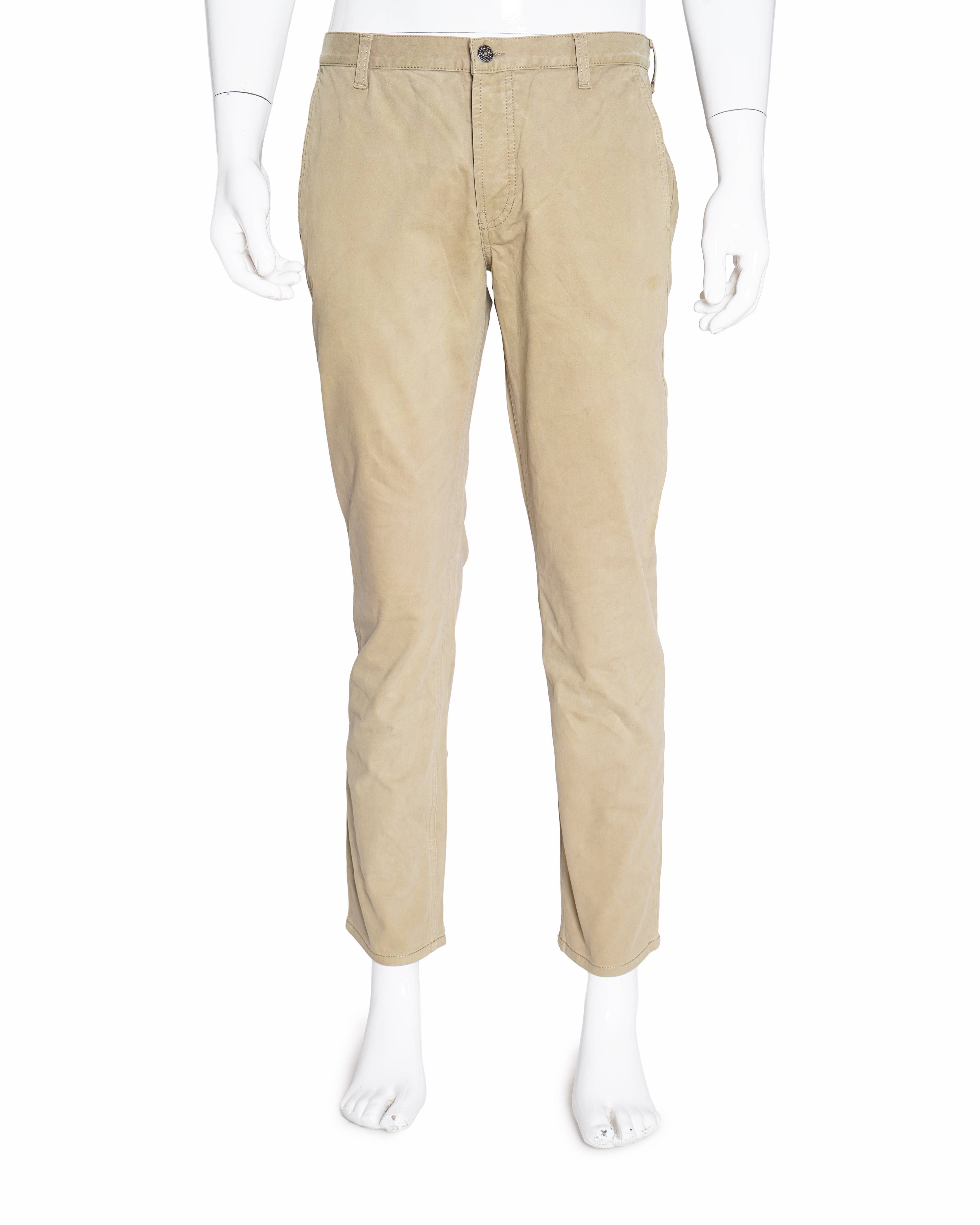 Gucci Men's Khaki Slim - Fit Cotton Chinos