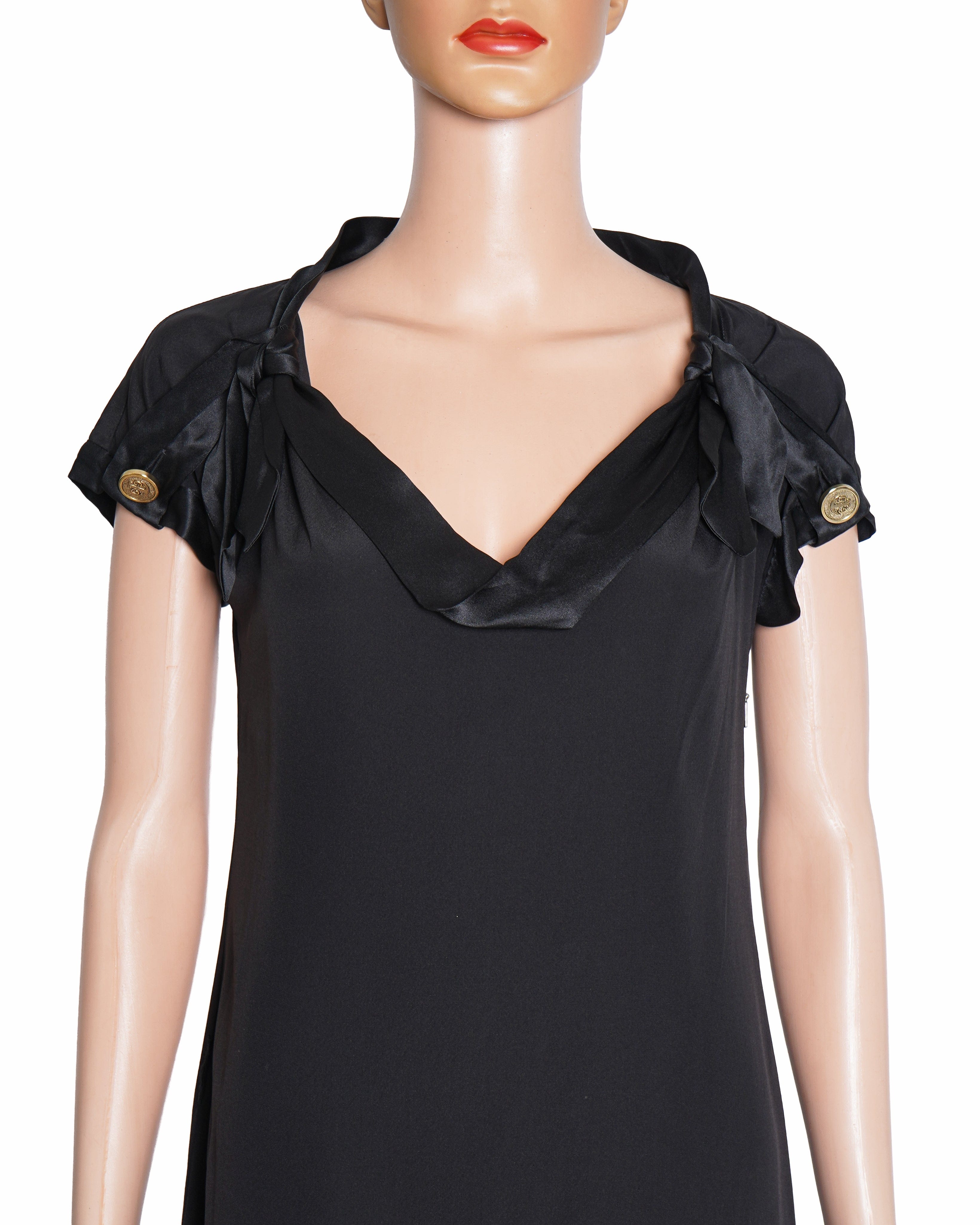 Gucci 2000s bow - detail shift dress