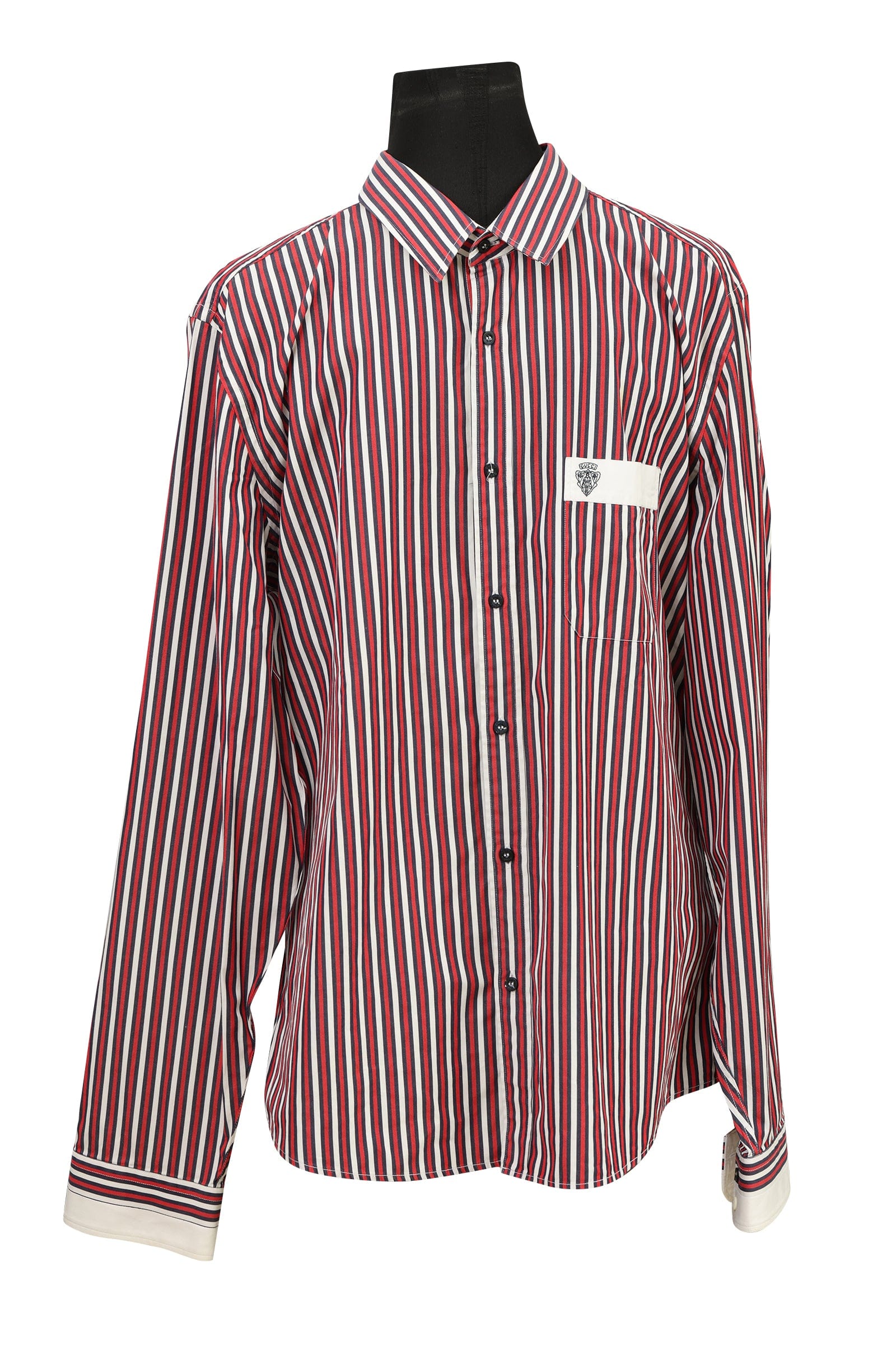 Gucci Size - Xl Slim Fit Stripe Shirt