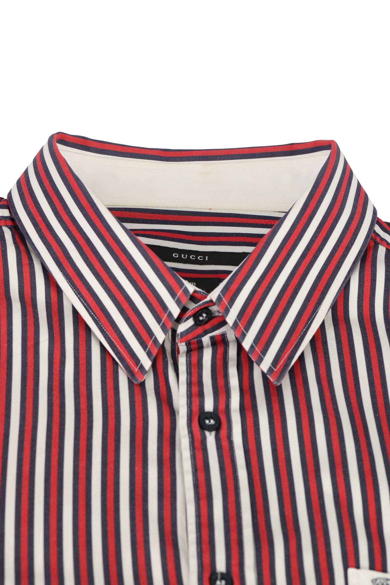 Gucci Size - Xl Slim Fit Stripe Shirt