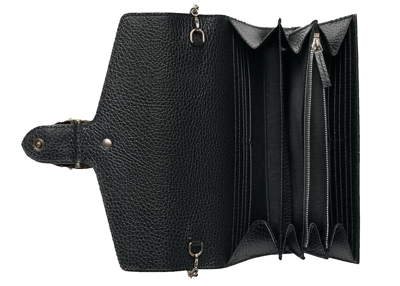 Gucci Dionysus Wallet On Chain Leather Mini Black