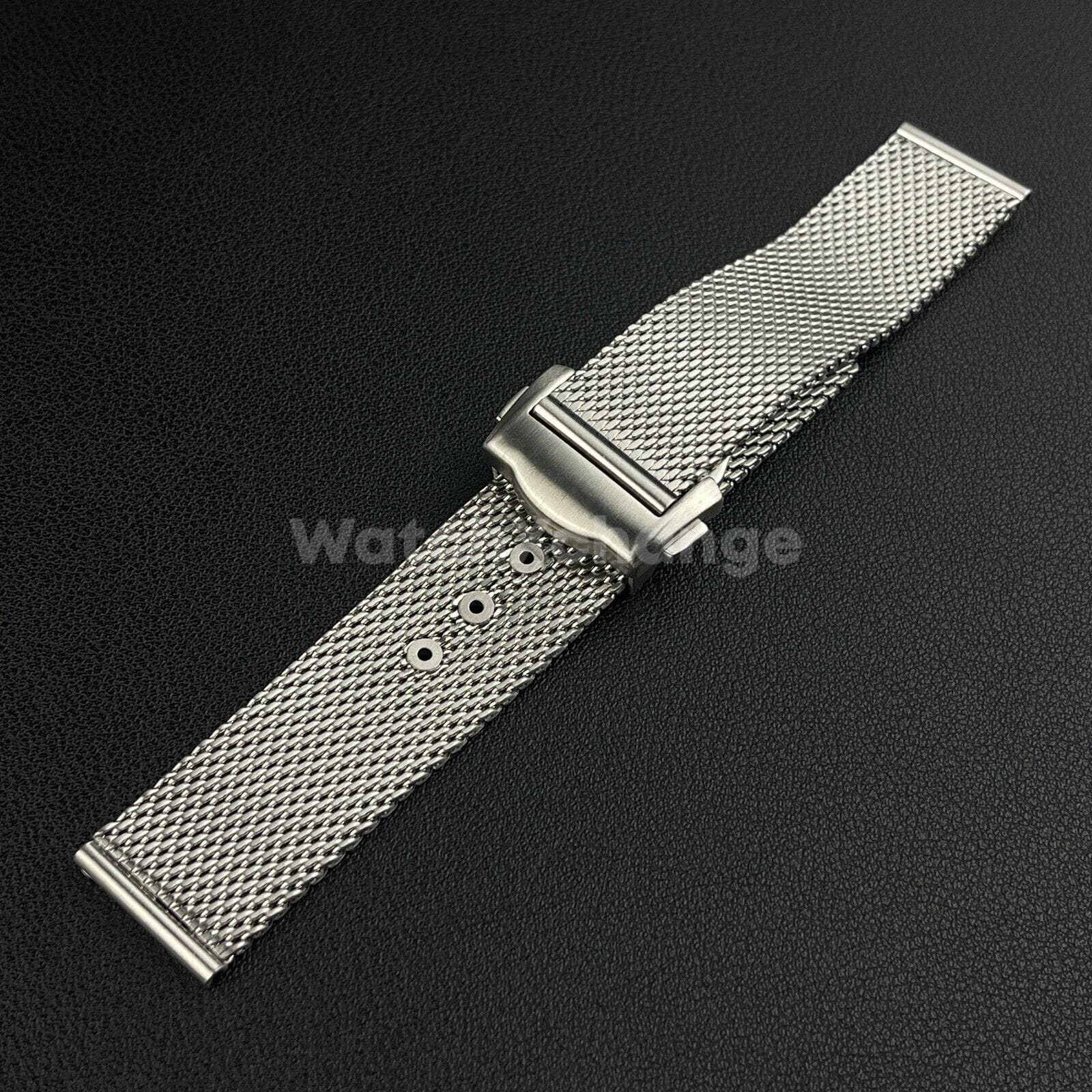 Omega Silver 20 mm Milanese Steel Mesh Strap Bracelet for Omega Speedmaster Seamaster