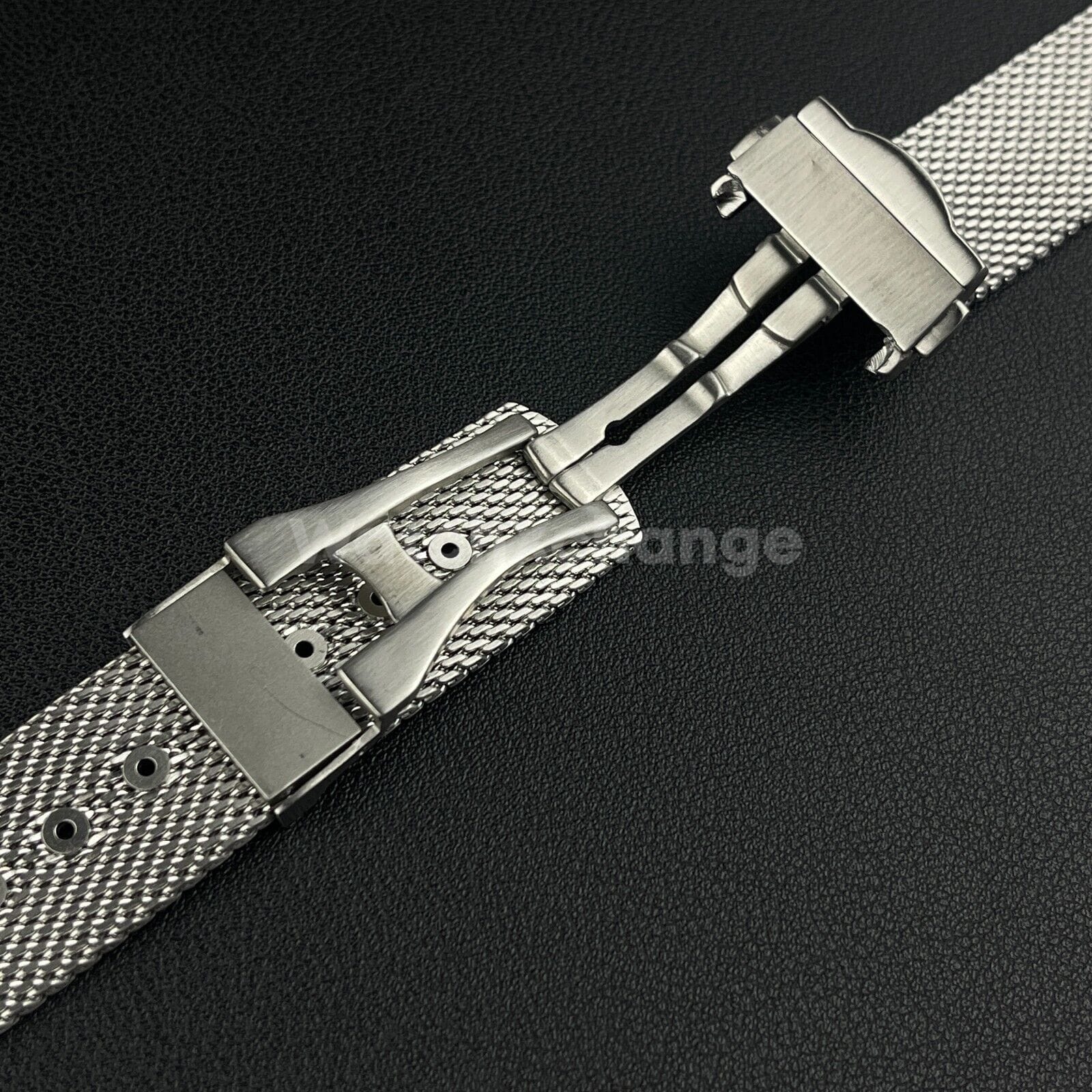 Omega Silver 20 mm Milanese Steel Mesh Strap Bracelet for Omega Speedmaster Seamaster