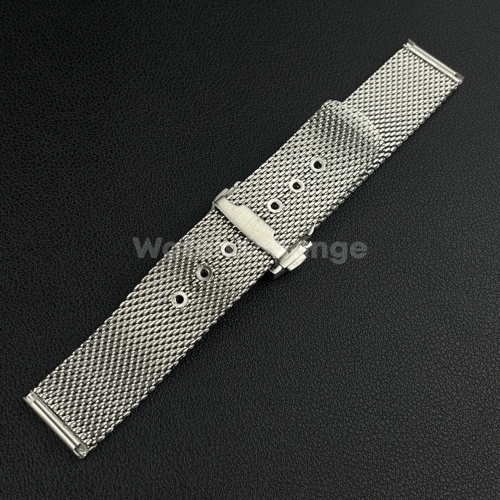 Omega Silver 20 mm Milanese Steel Mesh Strap Bracelet for Omega Speedmaster Seamaster