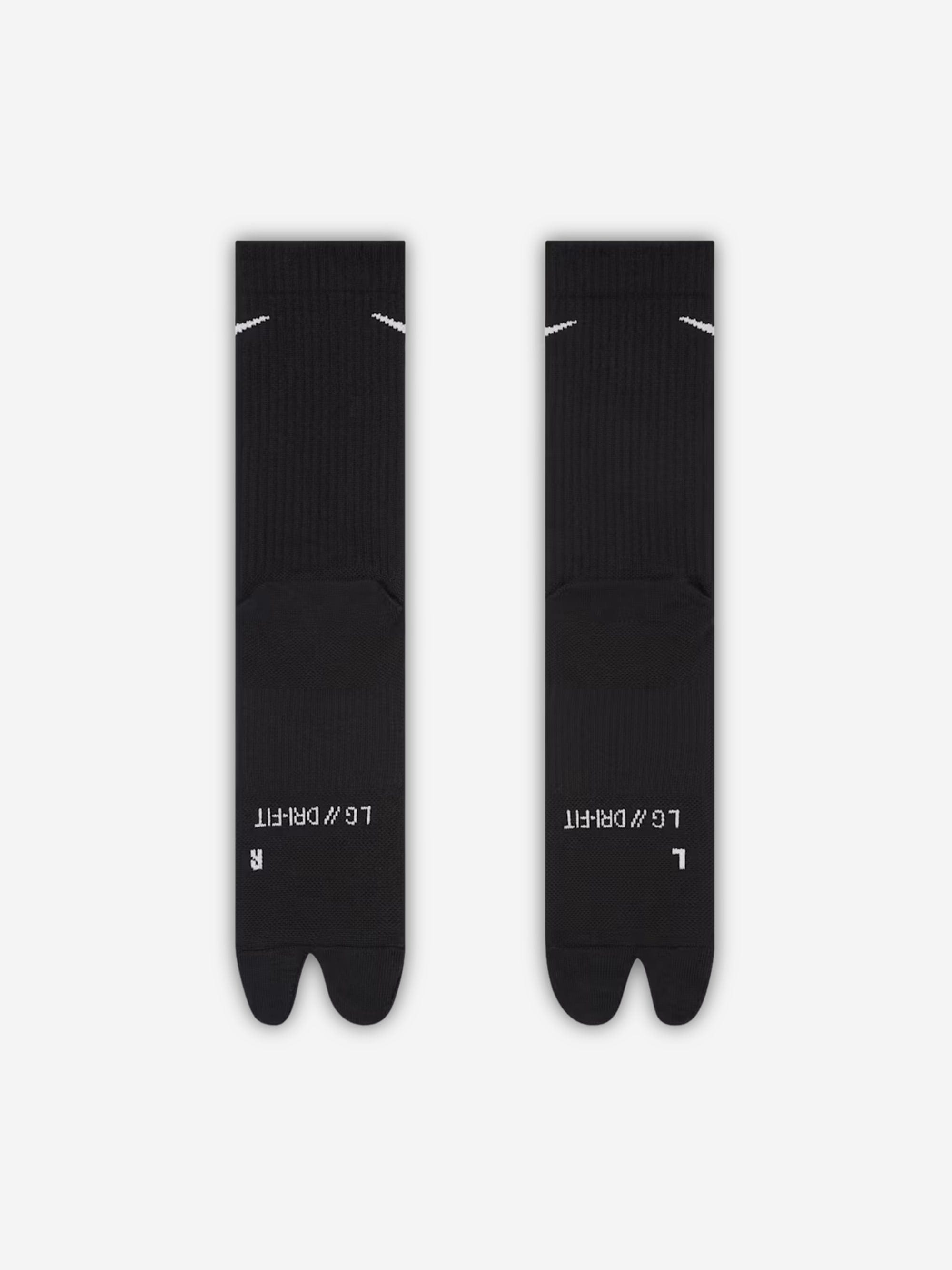 Nike Everyday Plus Lightweight Crew Split - Toe Socks - Black