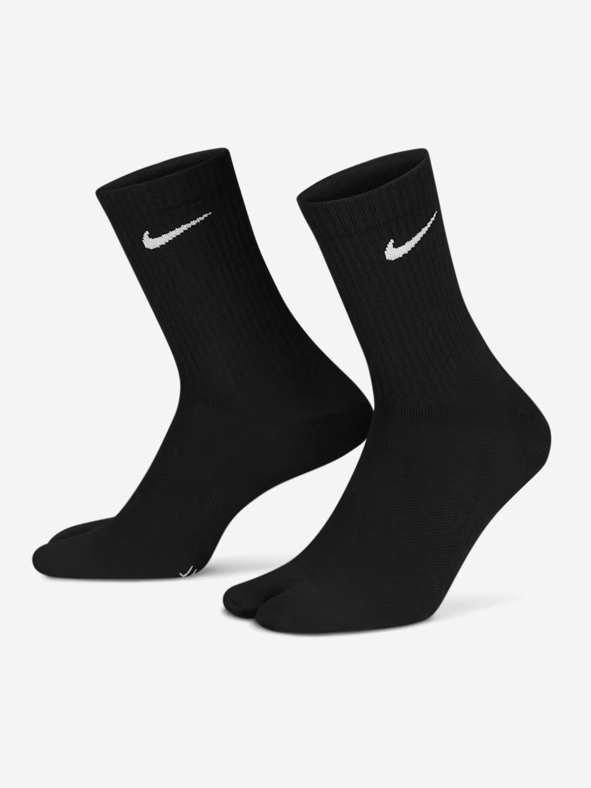 Nike Everyday Plus Lightweight Crew Split - Toe Socks - Black
