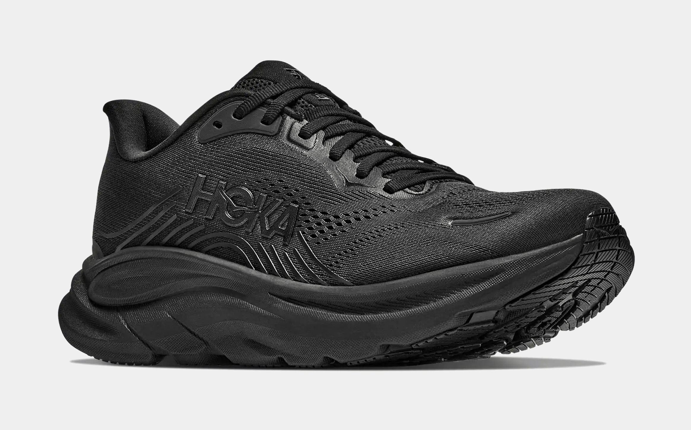 Hoka Clifton 11 Mens Running Shoes (Black)