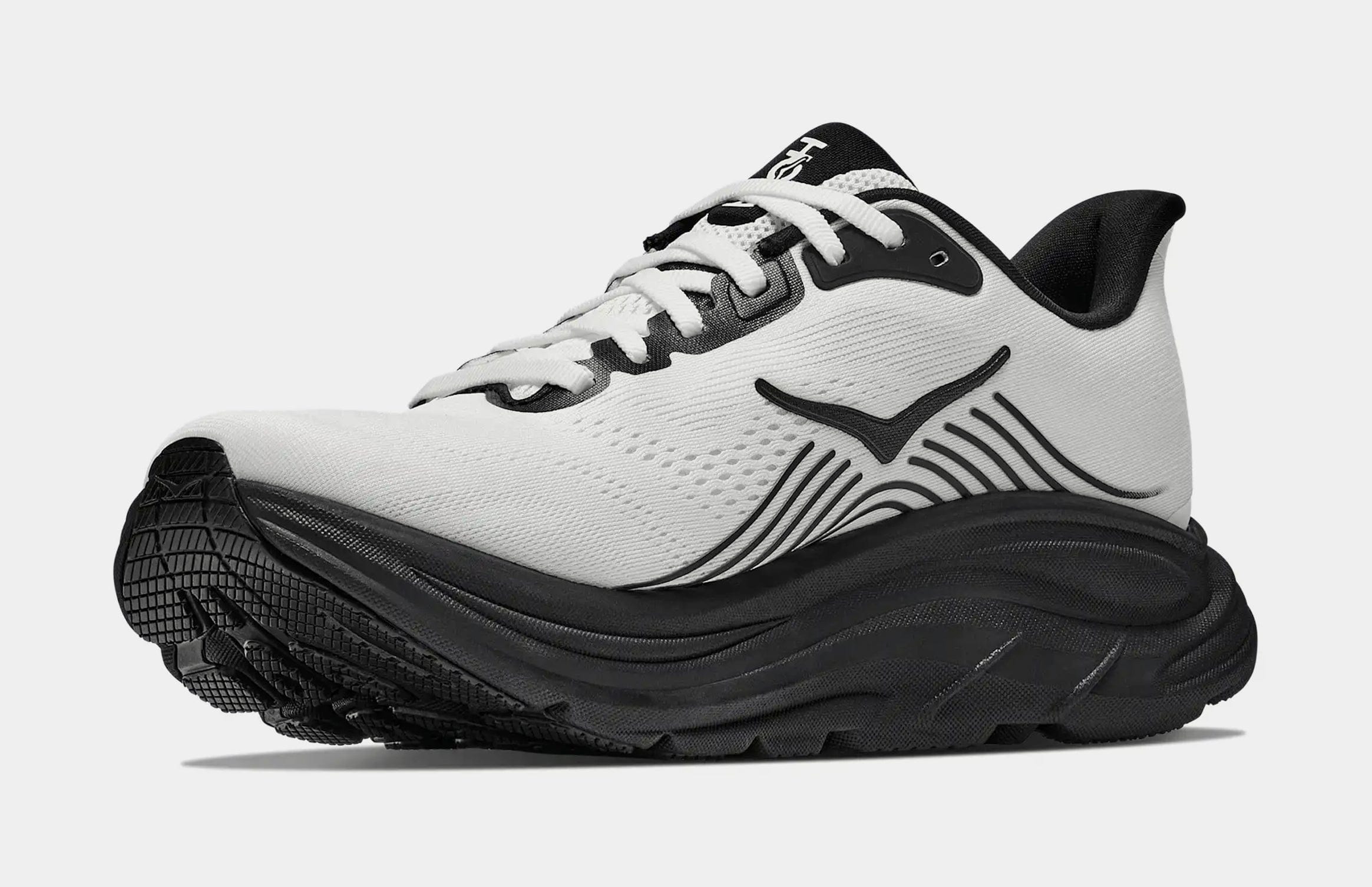 Hoka Clifton 11 Mens Running Shoes (White/Black)