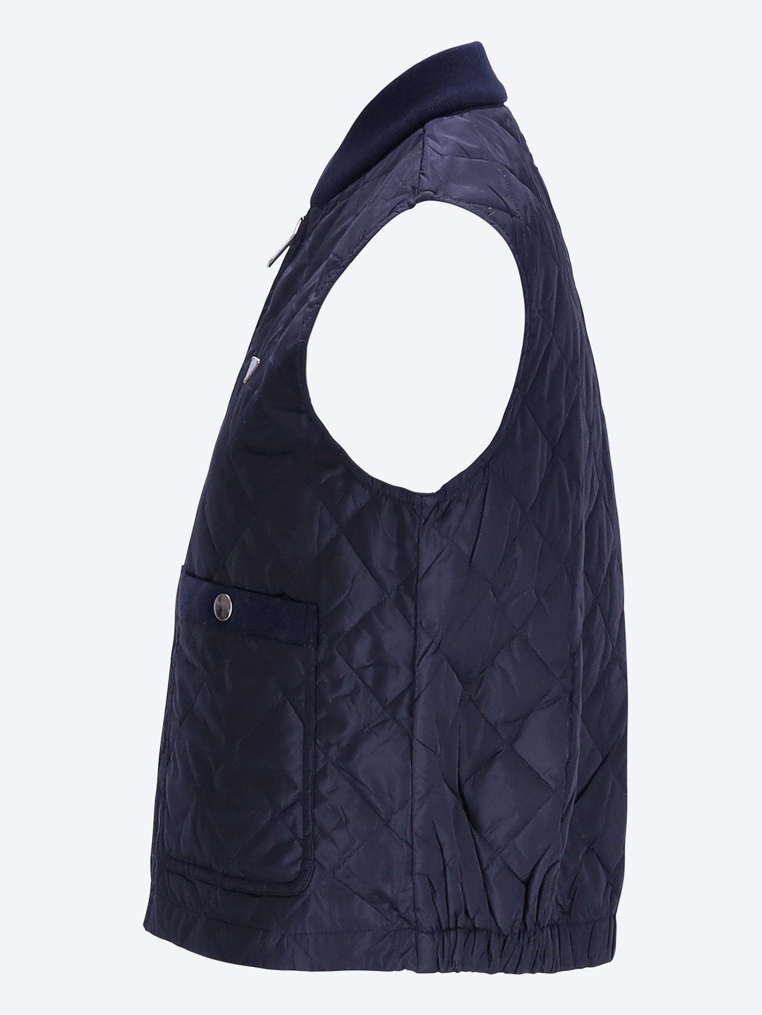 Prada Re - nylon piuma sleeveless jacket