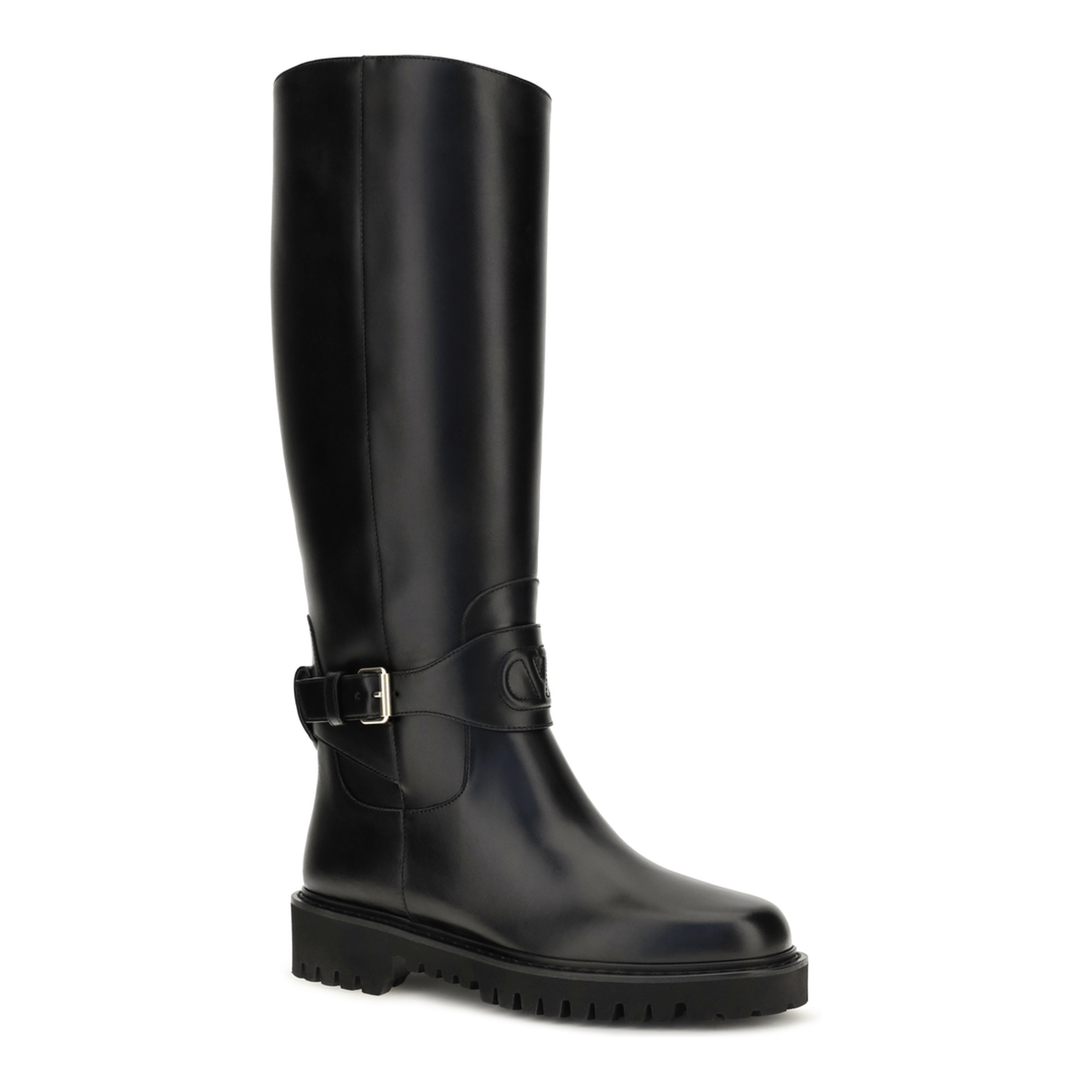 Valentino Vlogo Signature Calfskin High Boots