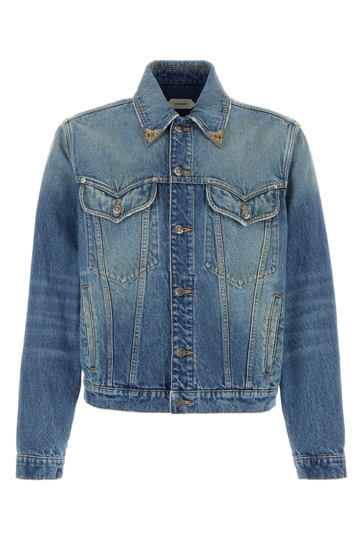 Versace Denim Jacket — Blue