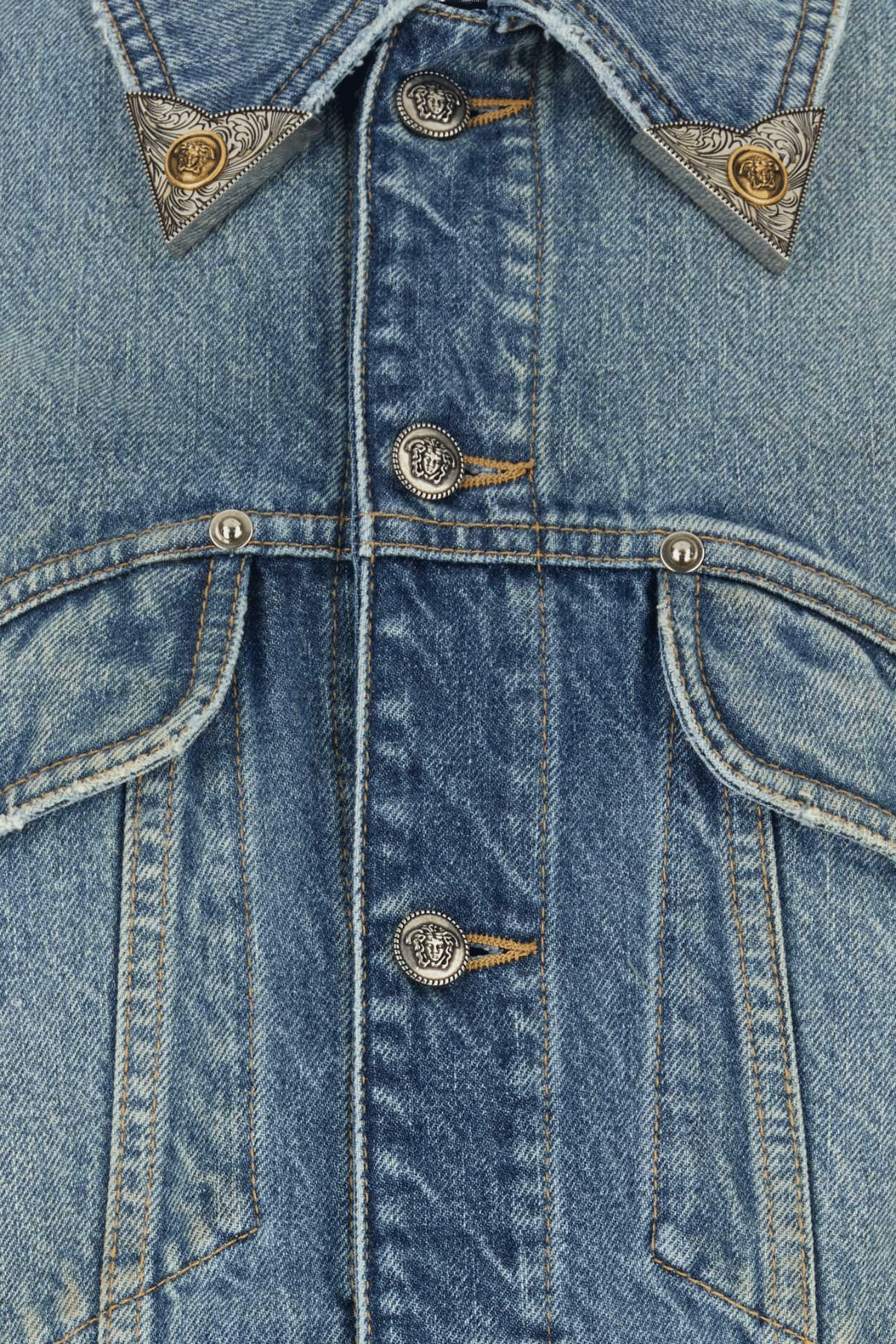 Versace Denim Jacket — Blue