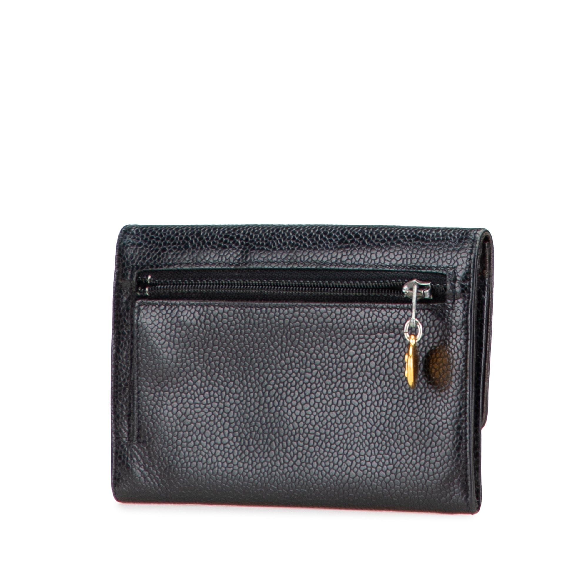 Chanel CC Caviar Trifold Wallet