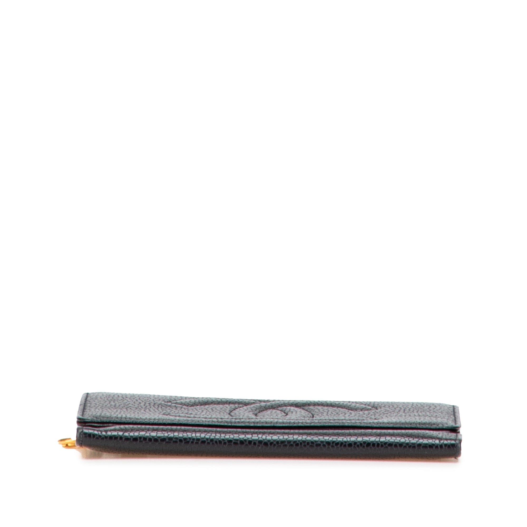 Chanel CC Caviar Trifold Wallet