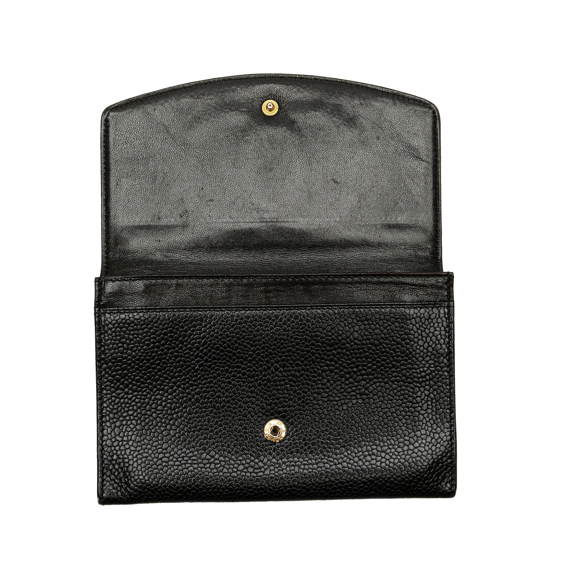 Chanel CC Caviar Trifold Wallet