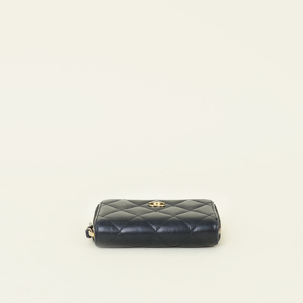 Chanel Black CC Classic Zipped Coin Purse