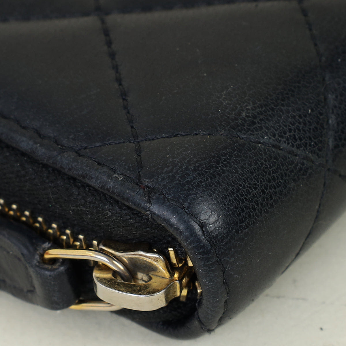 Chanel Black CC Classic Zipped Coin Purse