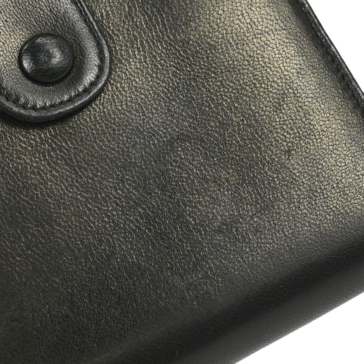 Chanel 1994 - 1996 Bifold Wallet Black Lambskin