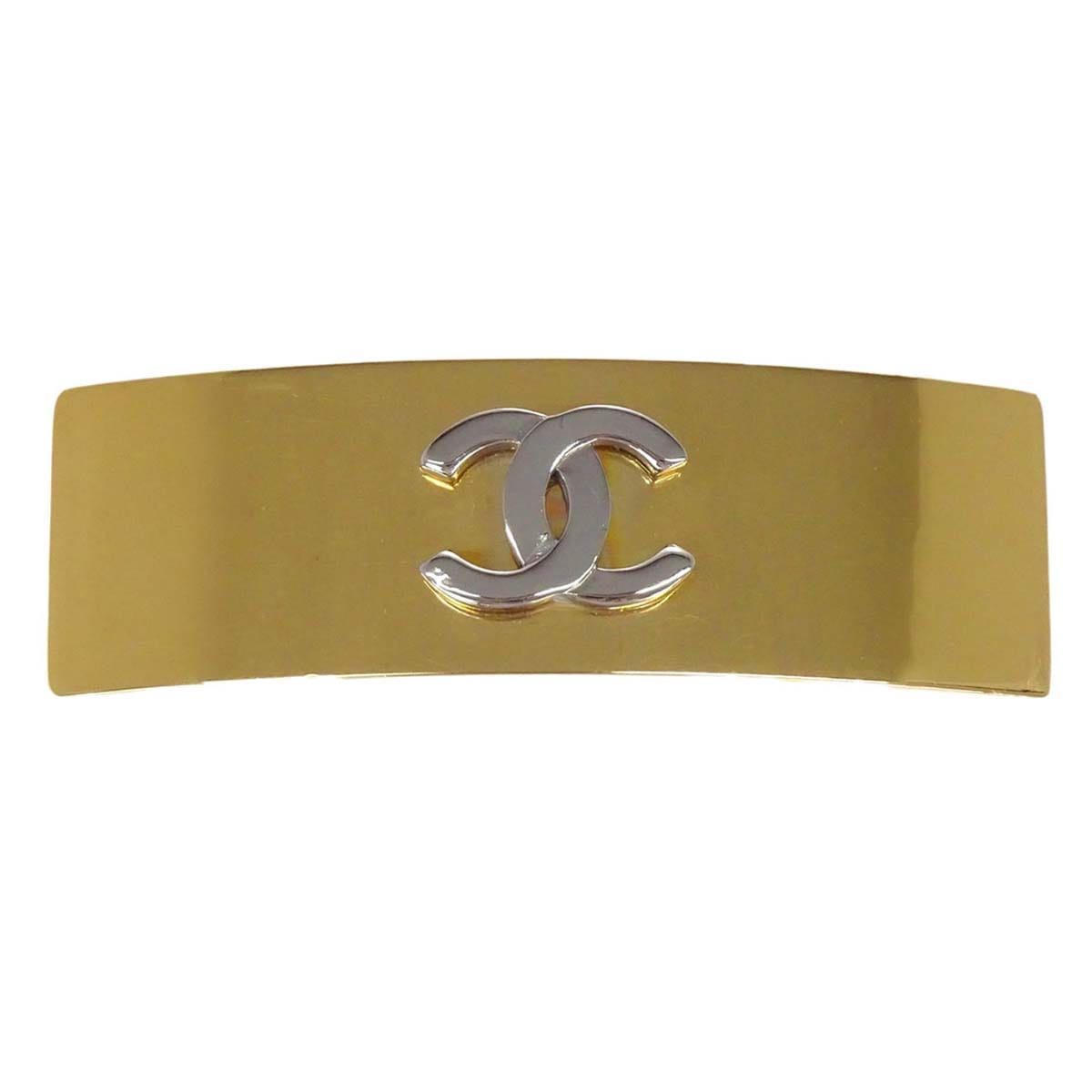 Chanel Barrette Hair Accessories Gold 71/98P