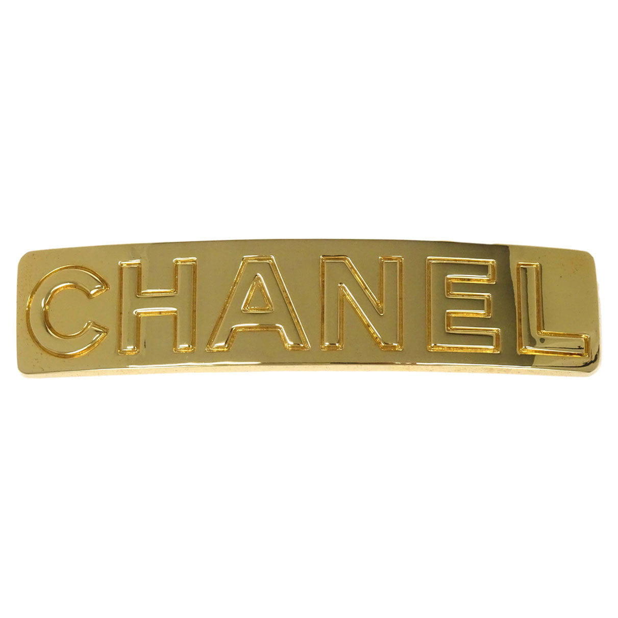 Chanel Barrette Hair Accessories Gold 71/97A