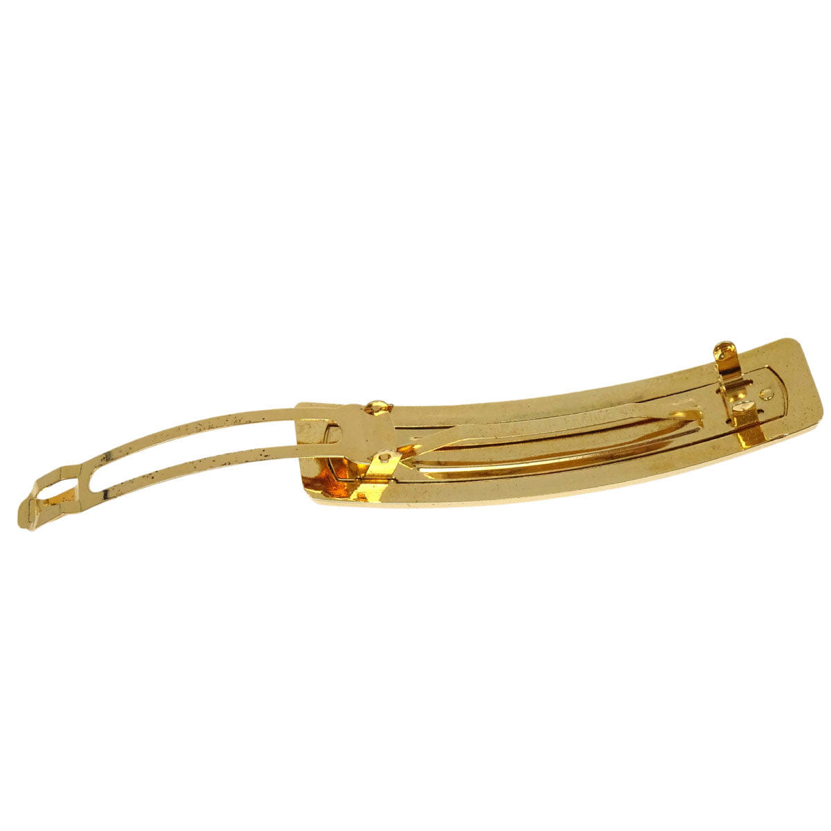 Chanel Barrette Hair Accessories Gold 71/97A
