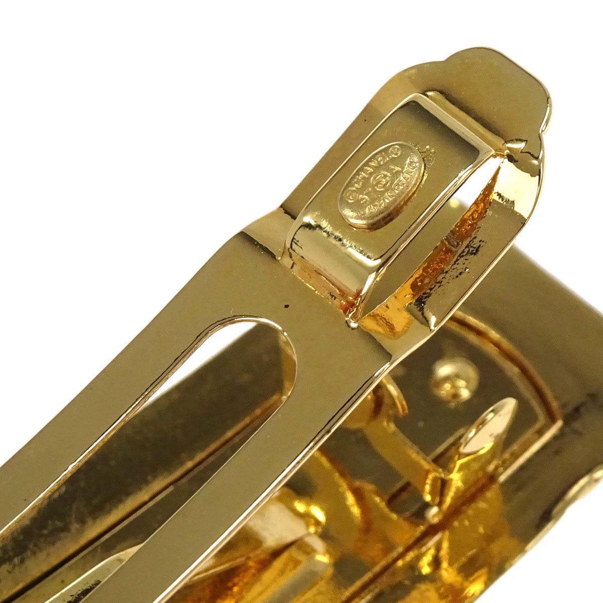 Chanel Barrette Hair Accessories Gold 71/97A
