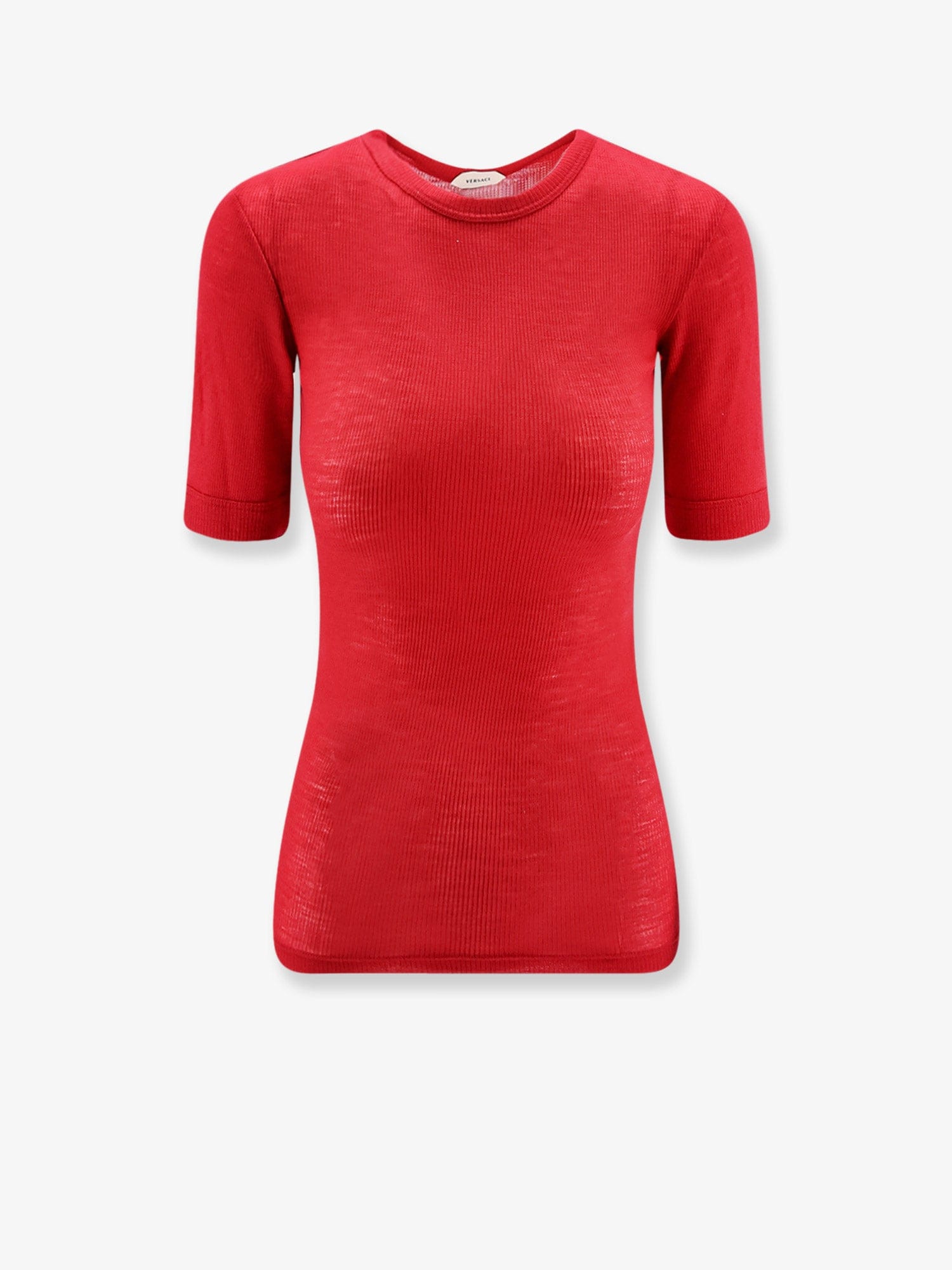 Versace Ribbed cotton t - shirt
